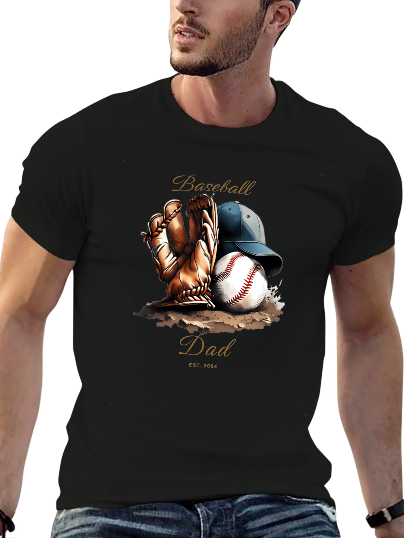 Baseball Dad 2024 T-Shirt