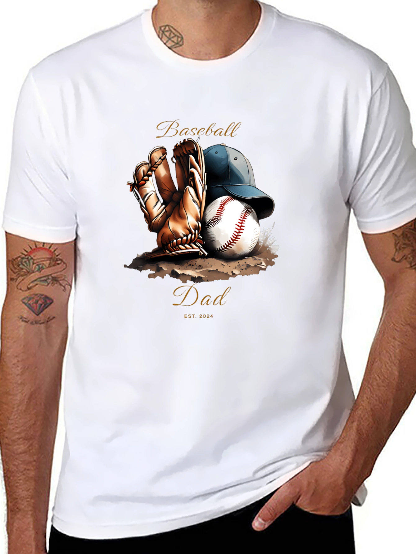 Baseball Dad 2024 T-Shirt