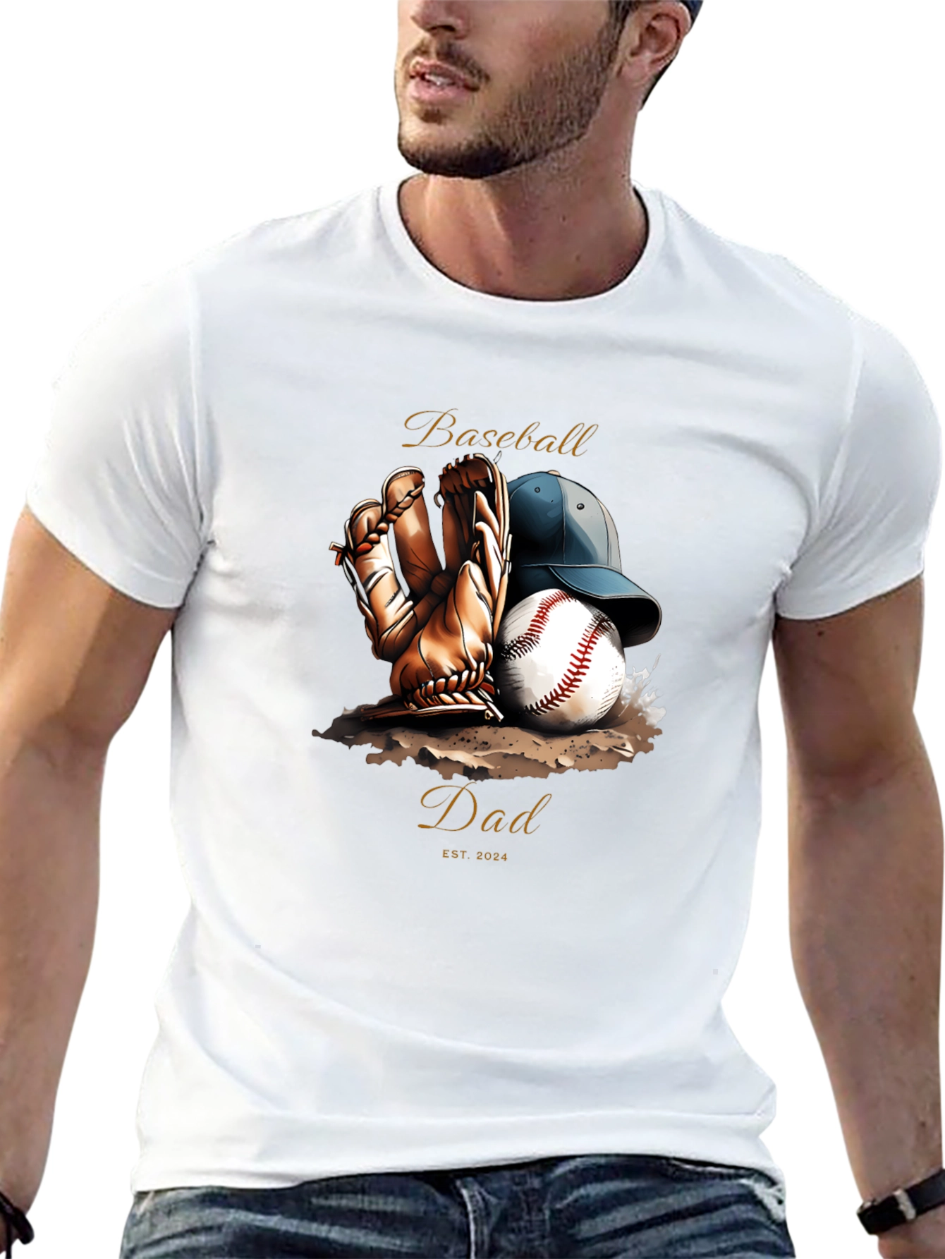 Baseball Dad 2024 T-Shirt