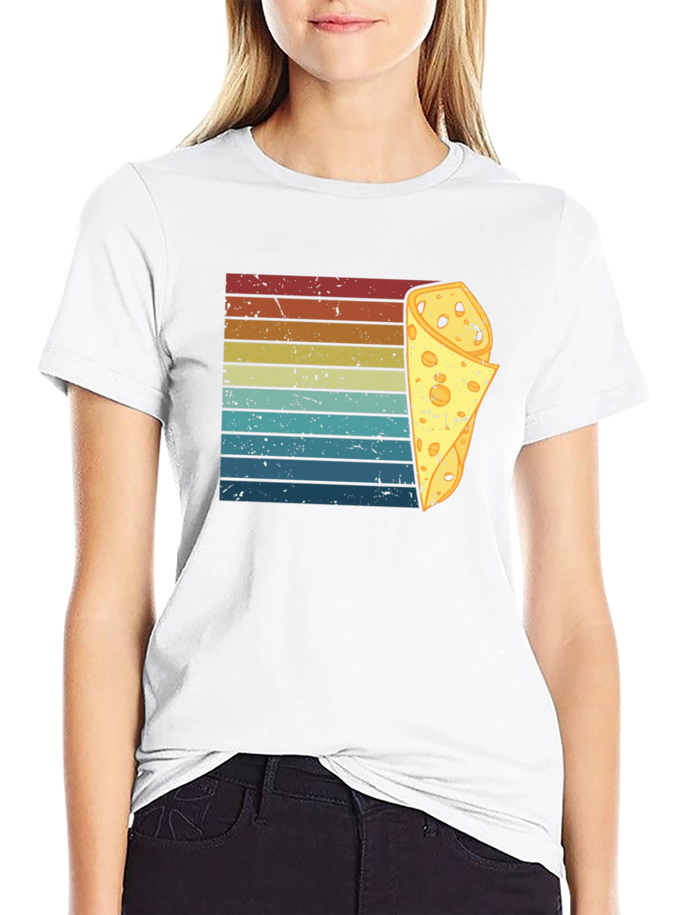 Retro Burrito Graphic T-Shirt