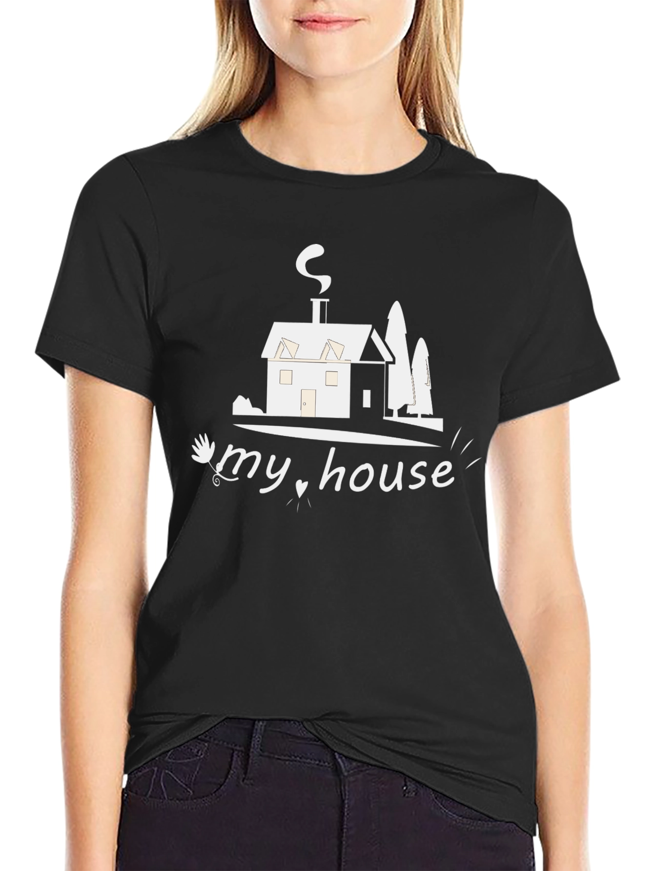 My House Graphic Tee - Stylish Comfort