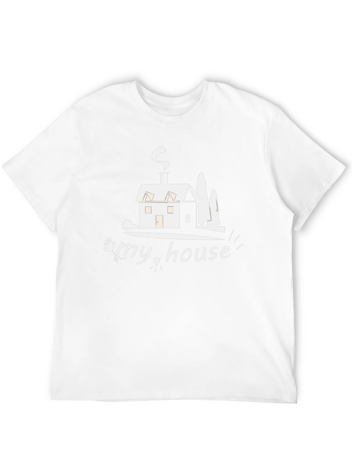My House Graphic Tee - Stylish Comfort