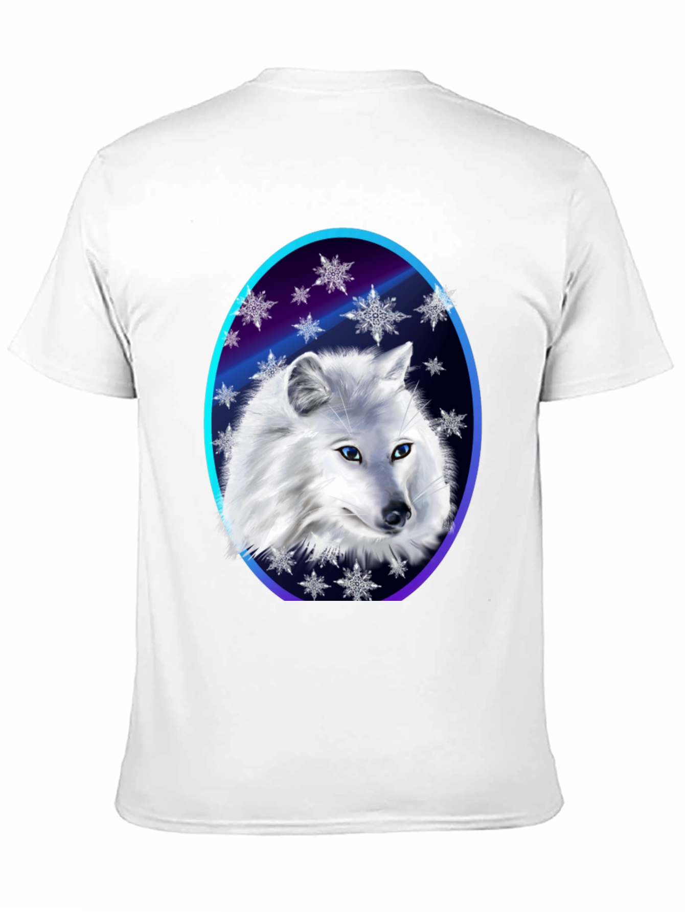 Arctic Fox Snowflake T-Shirt - Winter Apparel
