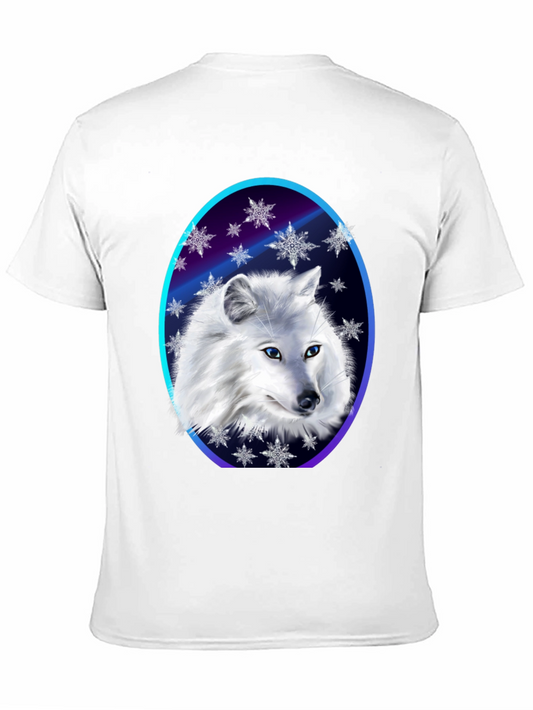 Arctic Fox Snowflake T-Shirt - Winter Apparel