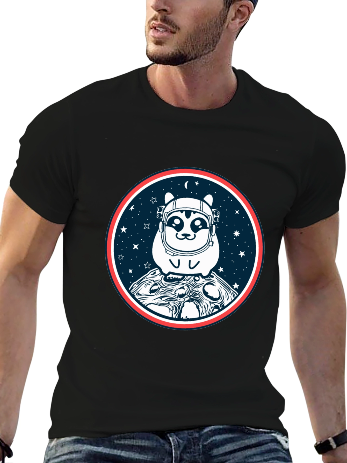 Astronaut Shiba Inu Graphic Tee - Space Dog Lover