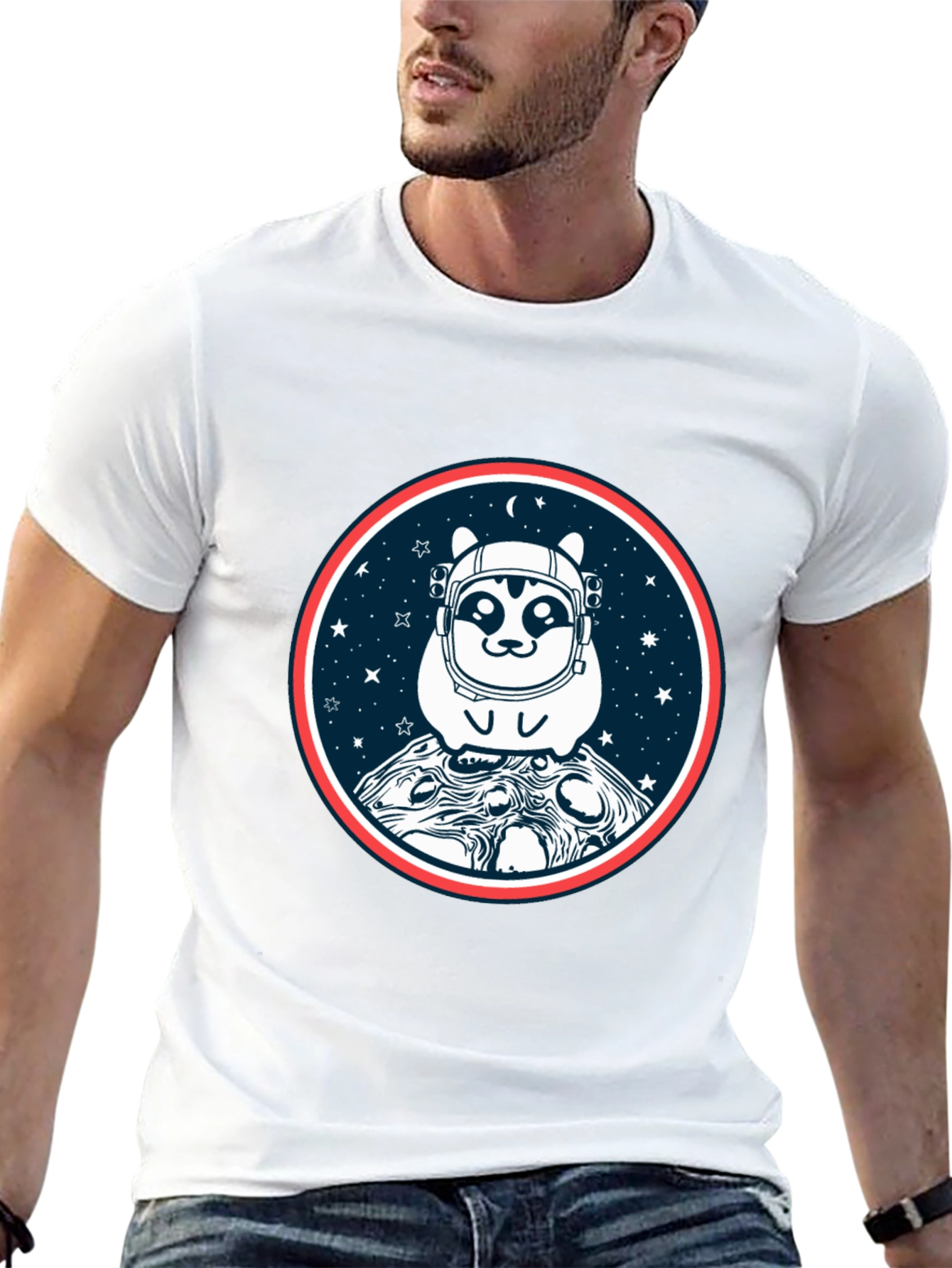 Astronaut Shiba Inu Graphic Tee - Space Dog Lover
