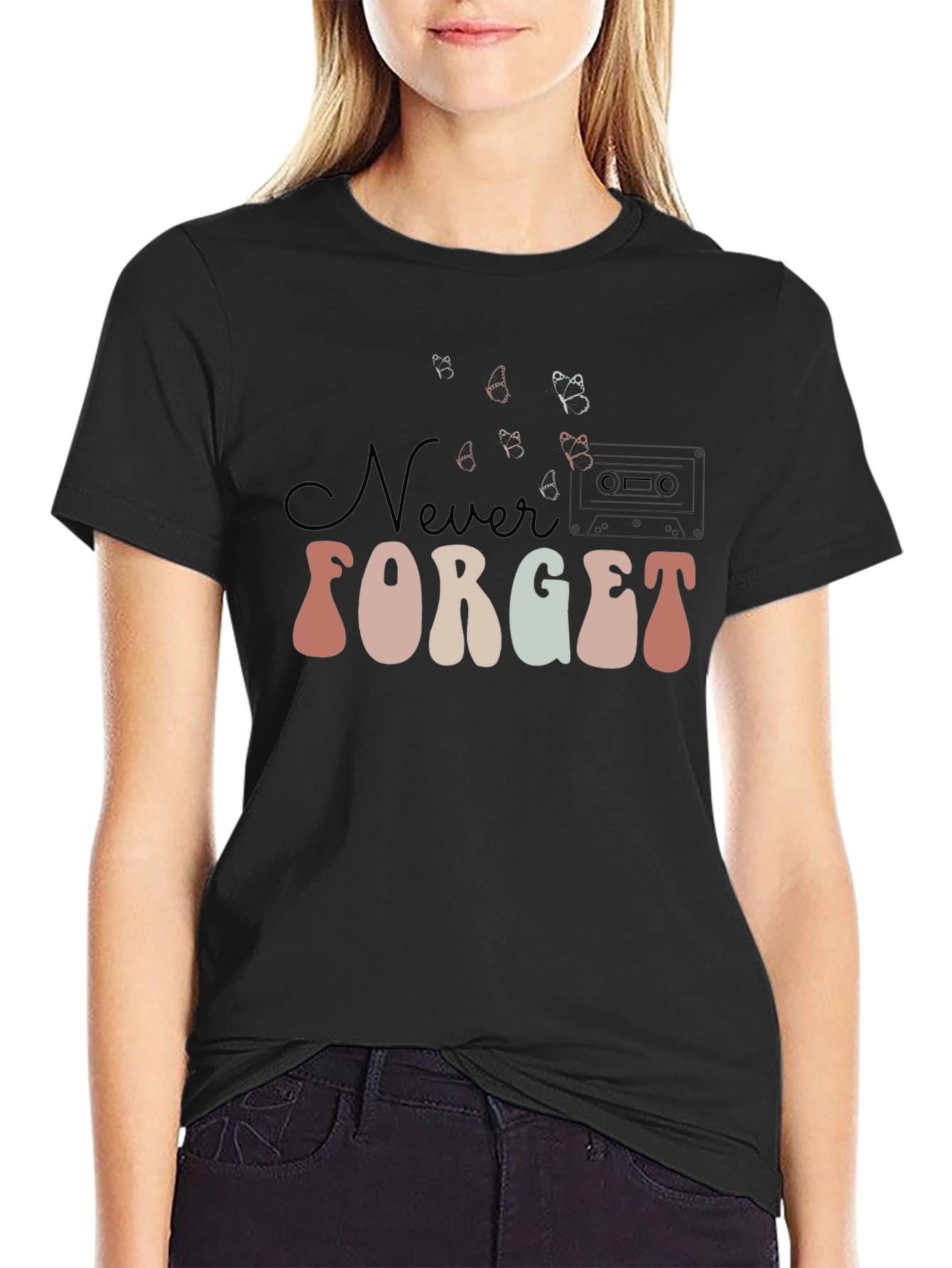 Retro Never Forget Graphic Tee