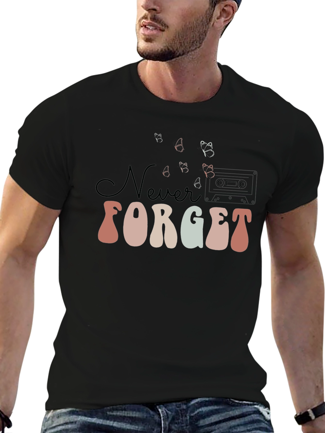 Retro Never Forget Graphic Tee