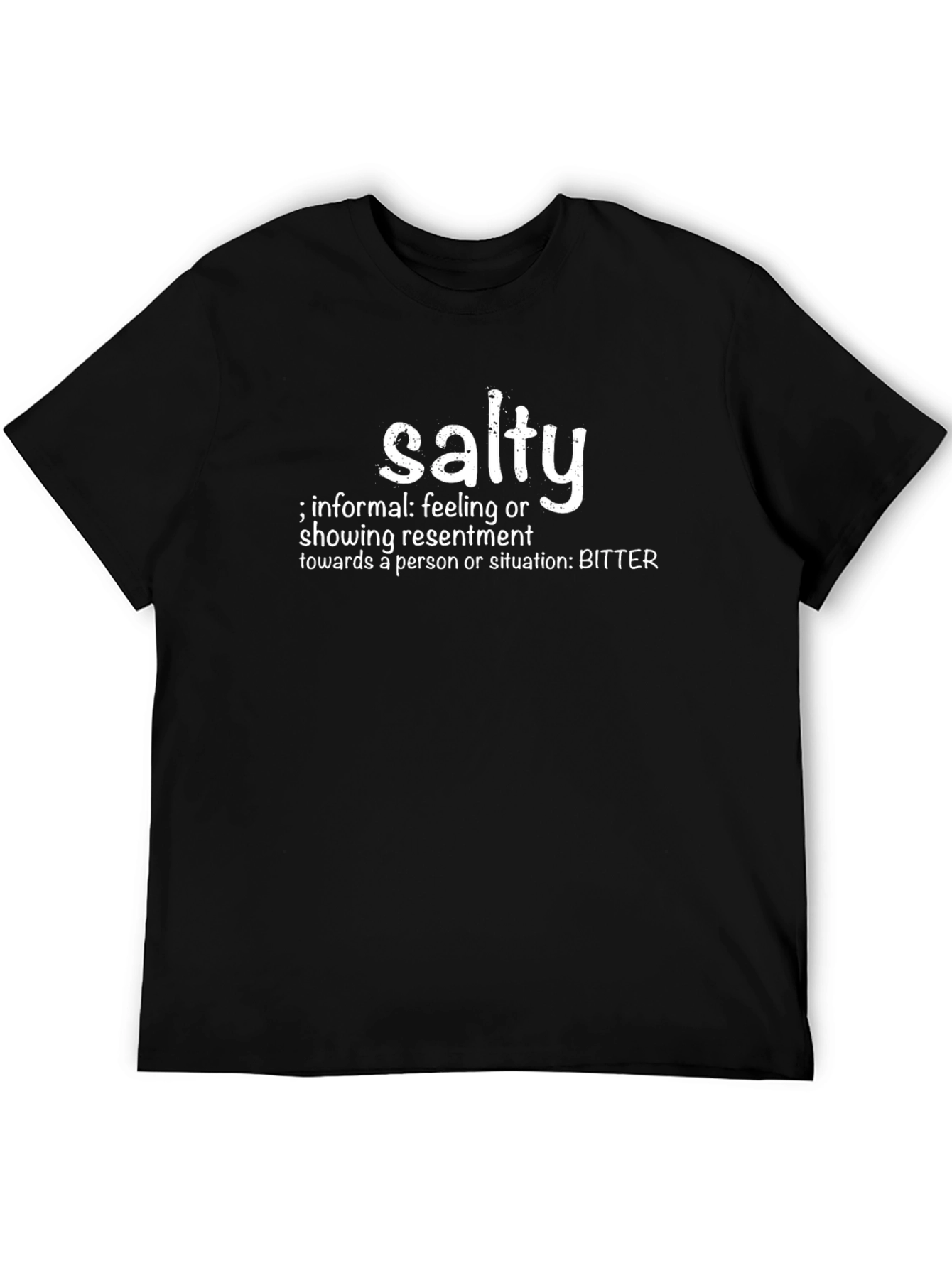 Salty T-Shirt - Definition Tee - Black