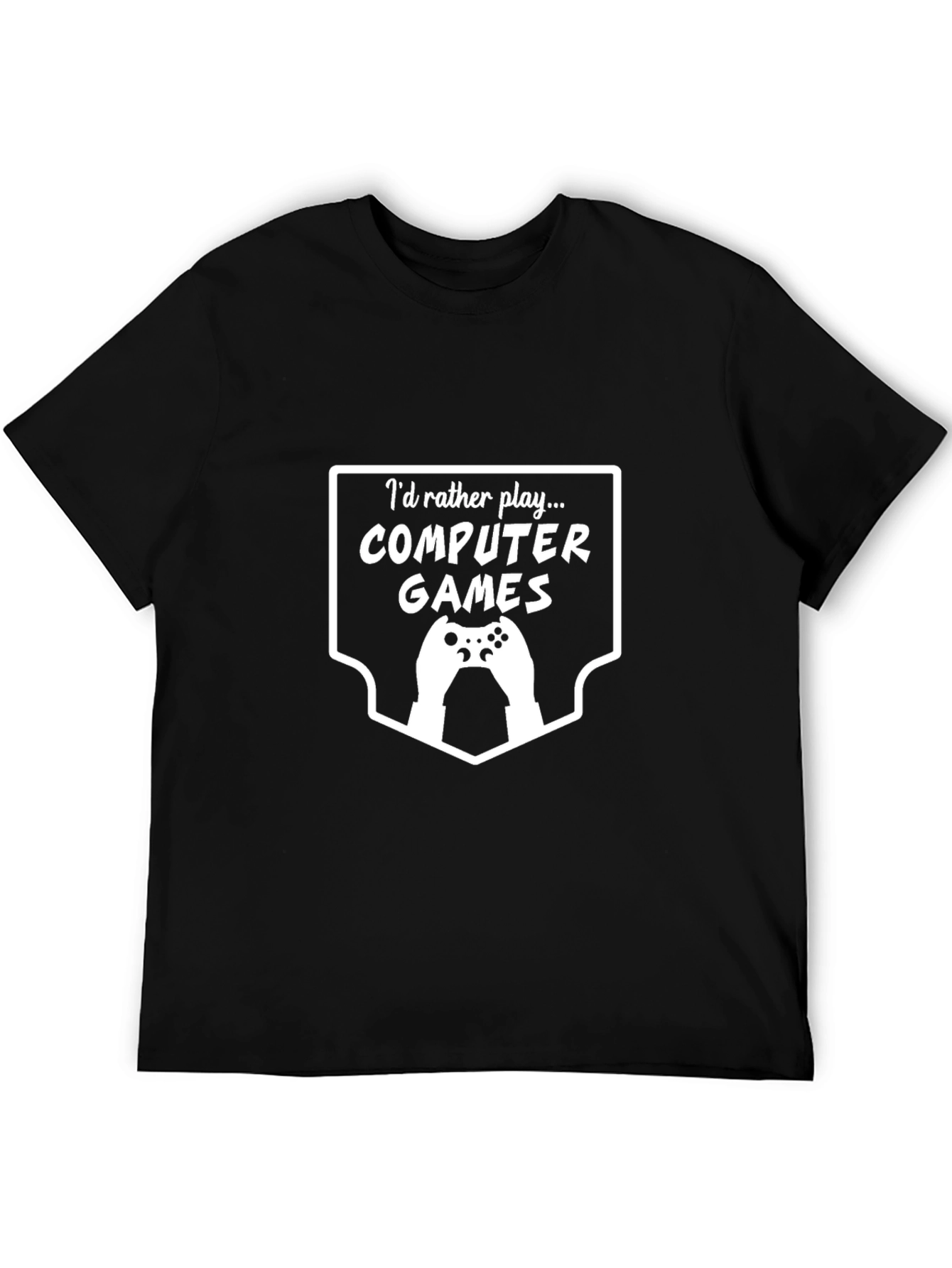 Computer Games Black T-Shirt for Gamers