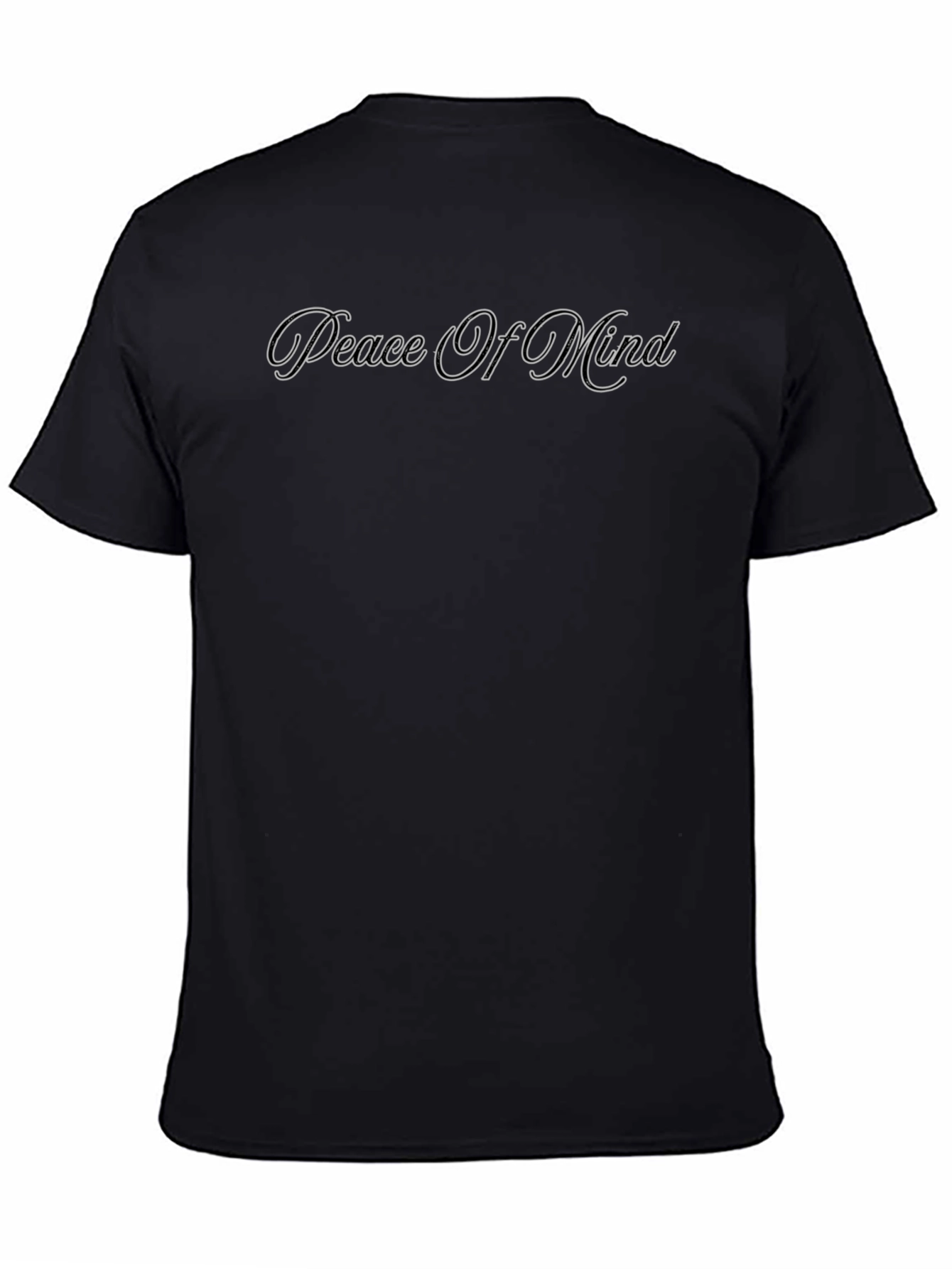 Peace of Mind Graphic T-Shirt - Black