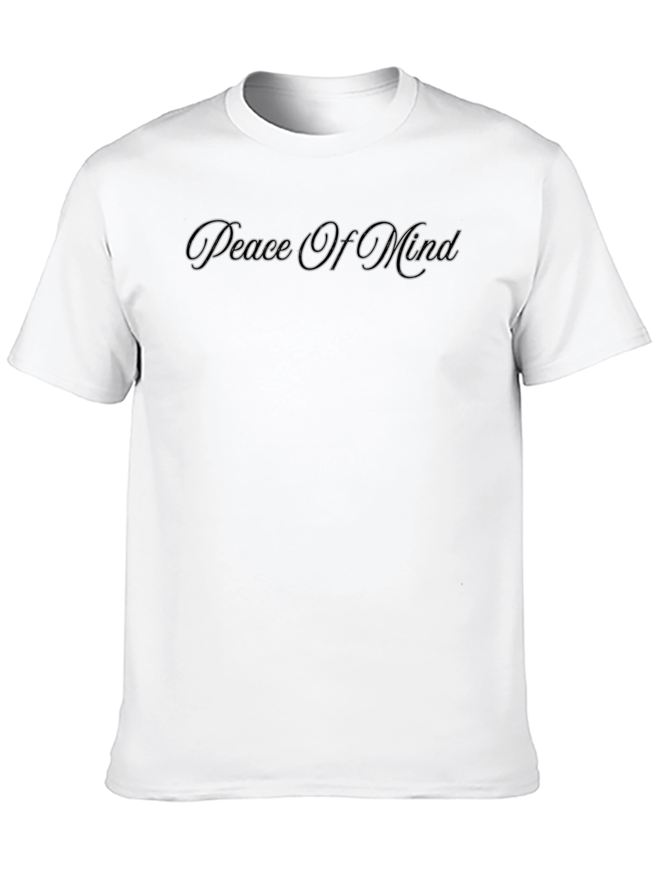 Peace of Mind Graphic T-Shirt - Black