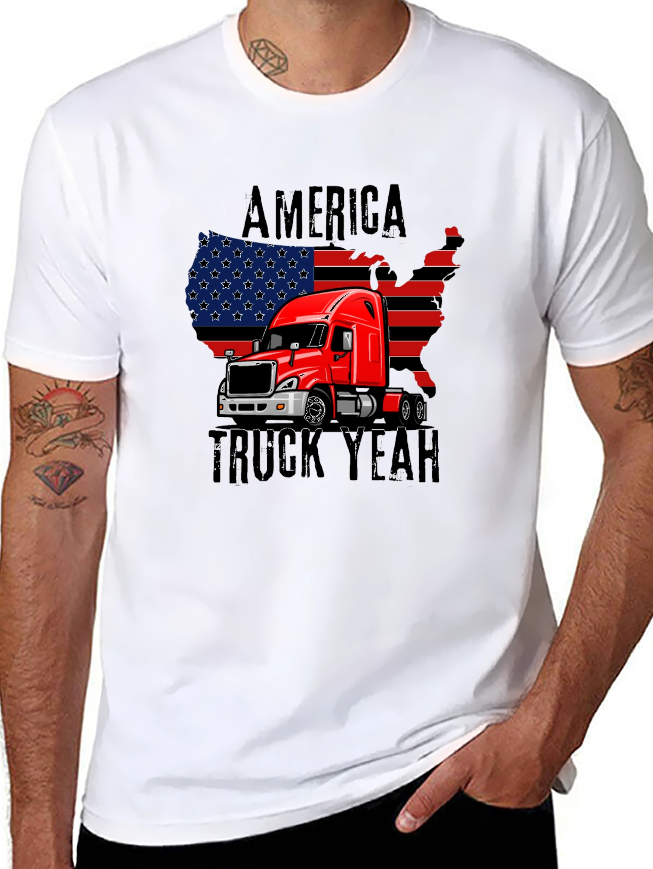 America Truck Yeah Graphic T-Shirt
