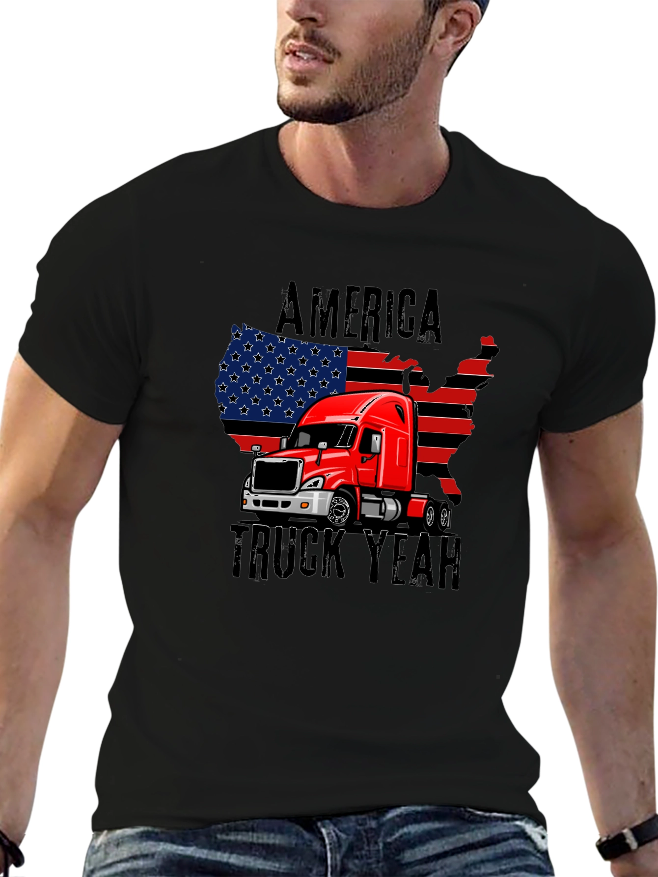 America Truck Yeah Graphic T-Shirt