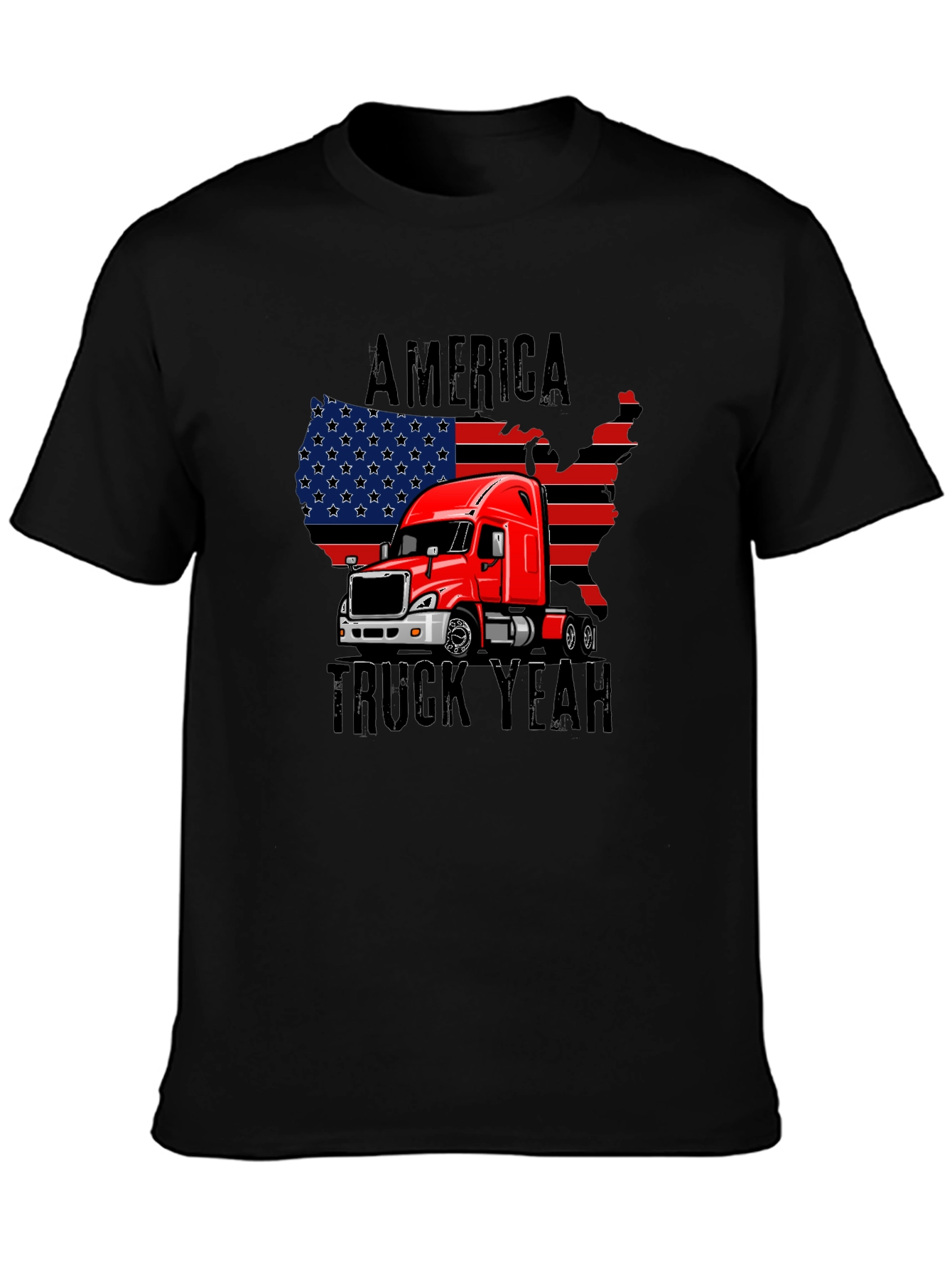 America Truck Yeah Graphic T-Shirt