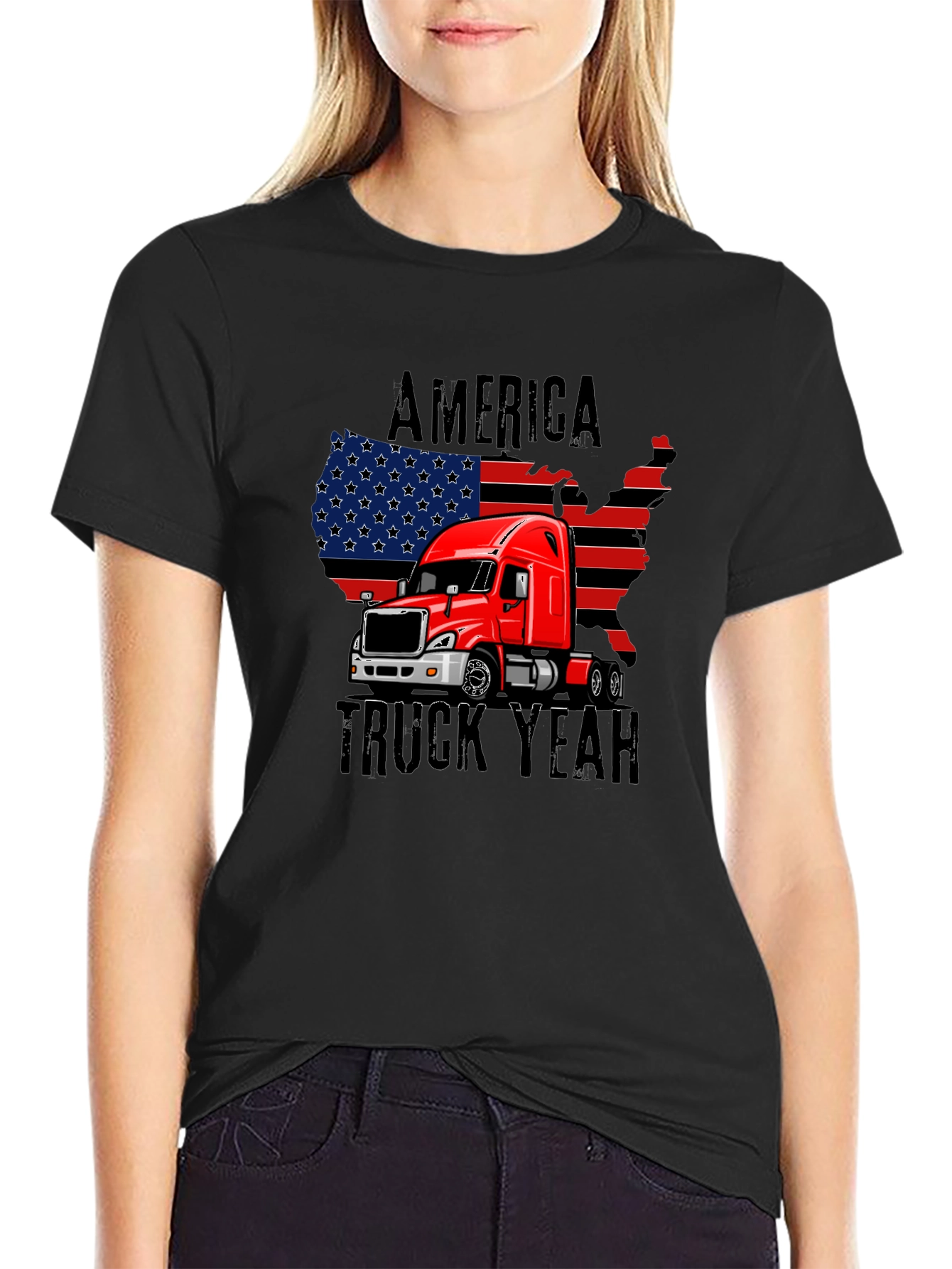 America Truck Yeah Graphic T-Shirt