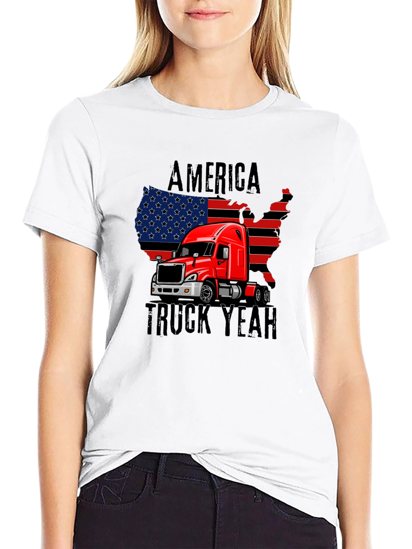 America Truck Yeah Graphic T-Shirt