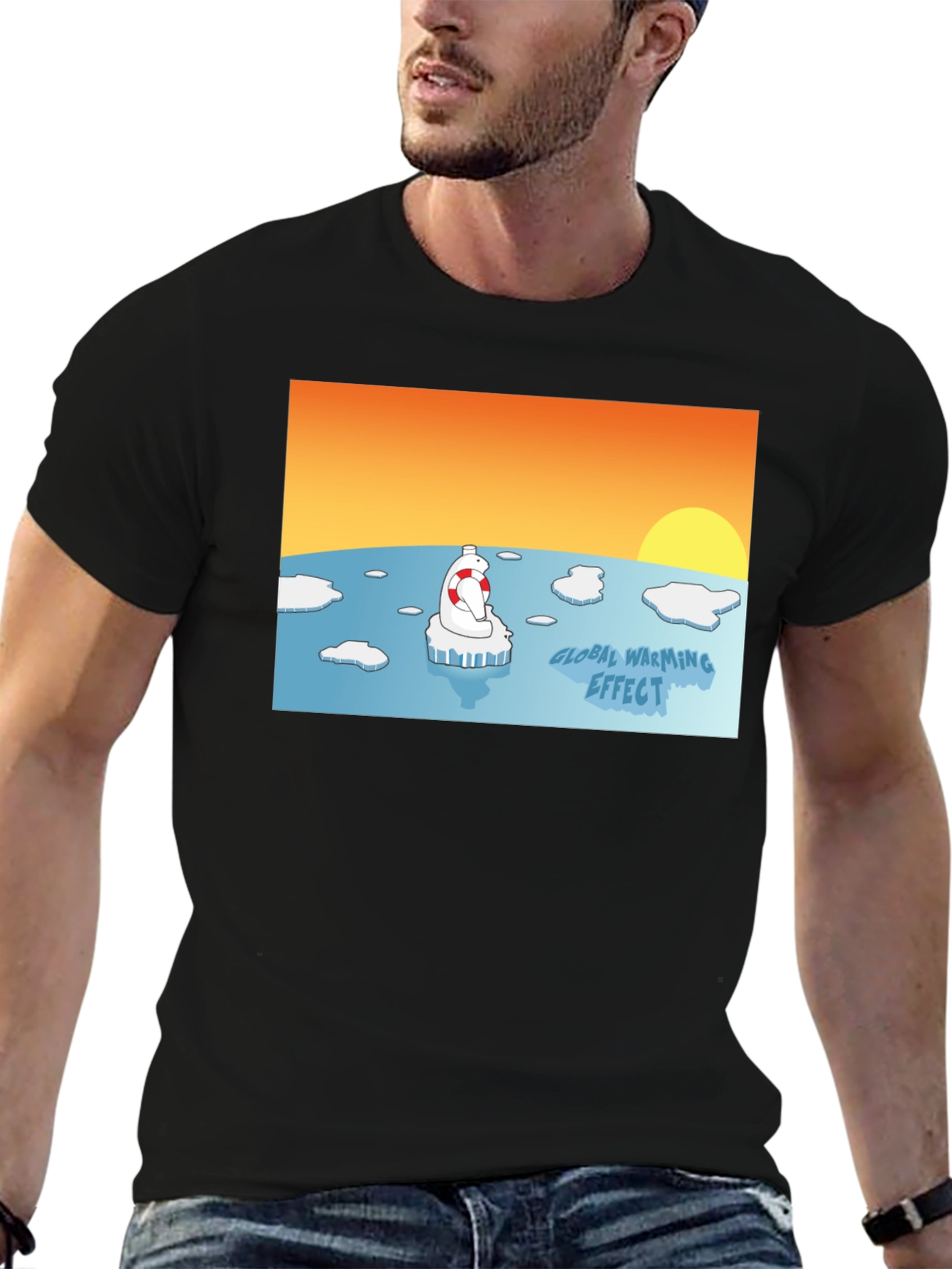 Global Warming Awareness T-Shirt - Save the Polar Bear