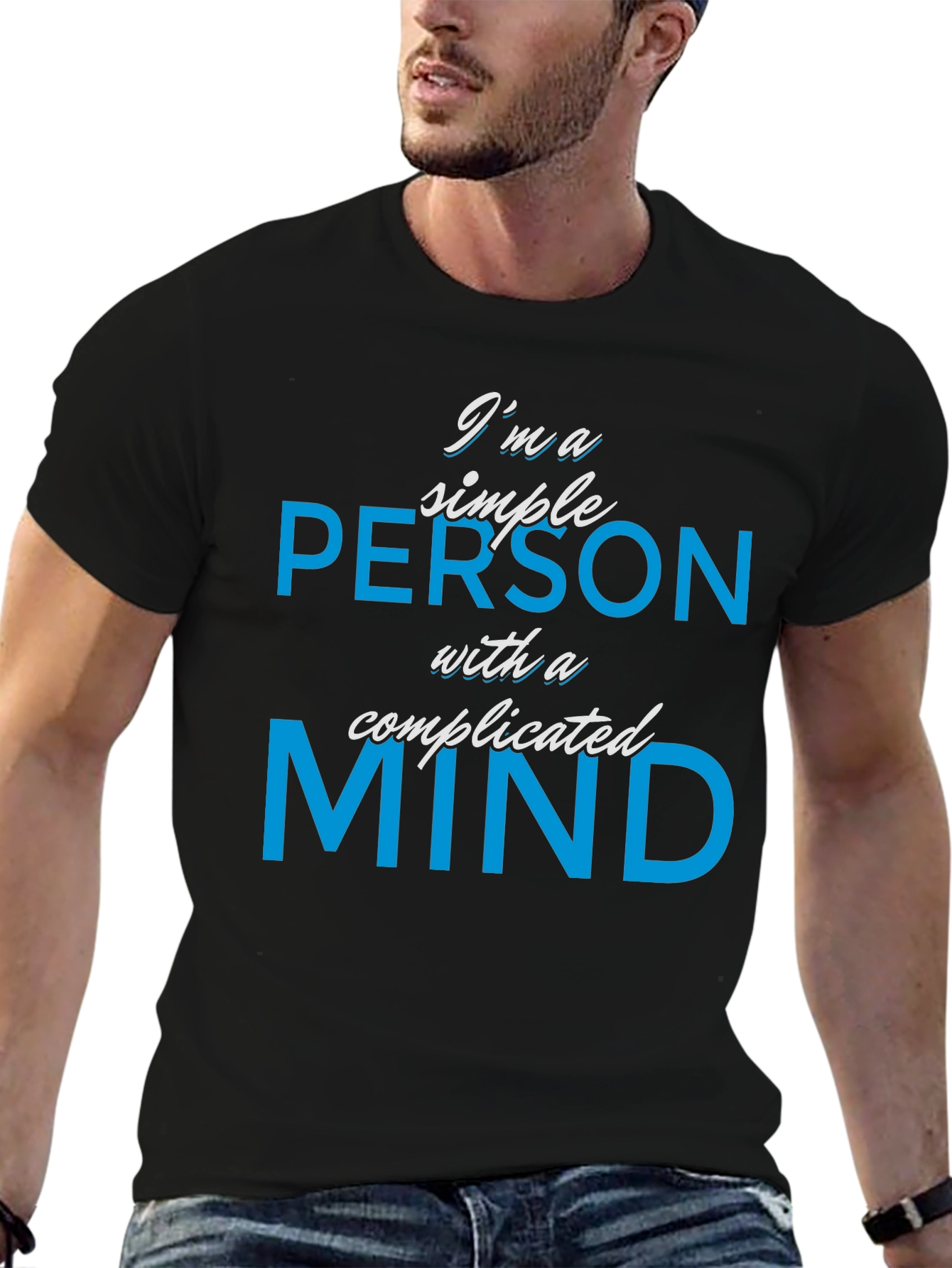 Simple Person Complicated Mind Graphic Tee