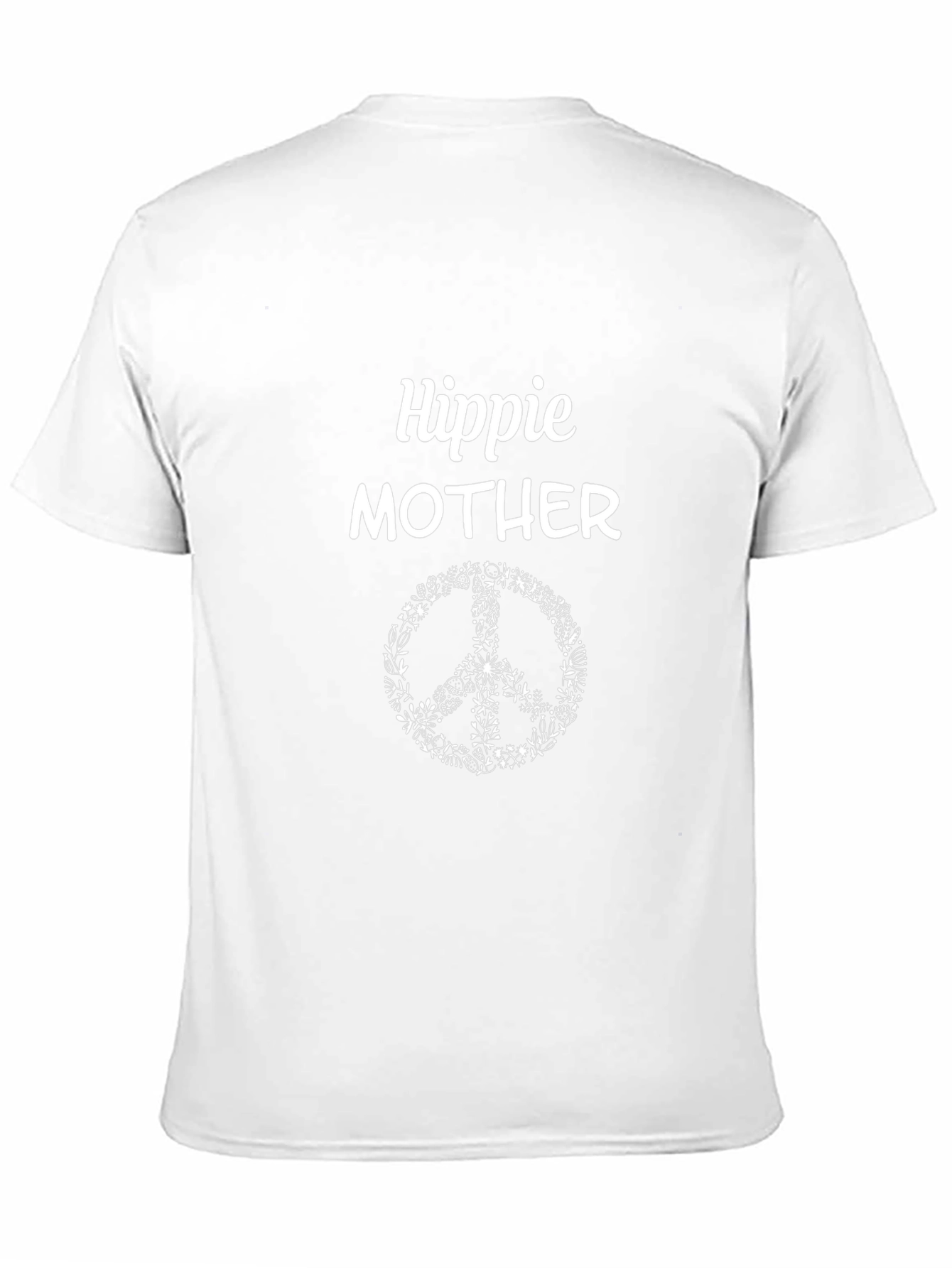 Hippie Mother Graphic T-Shirt - Peace Sign