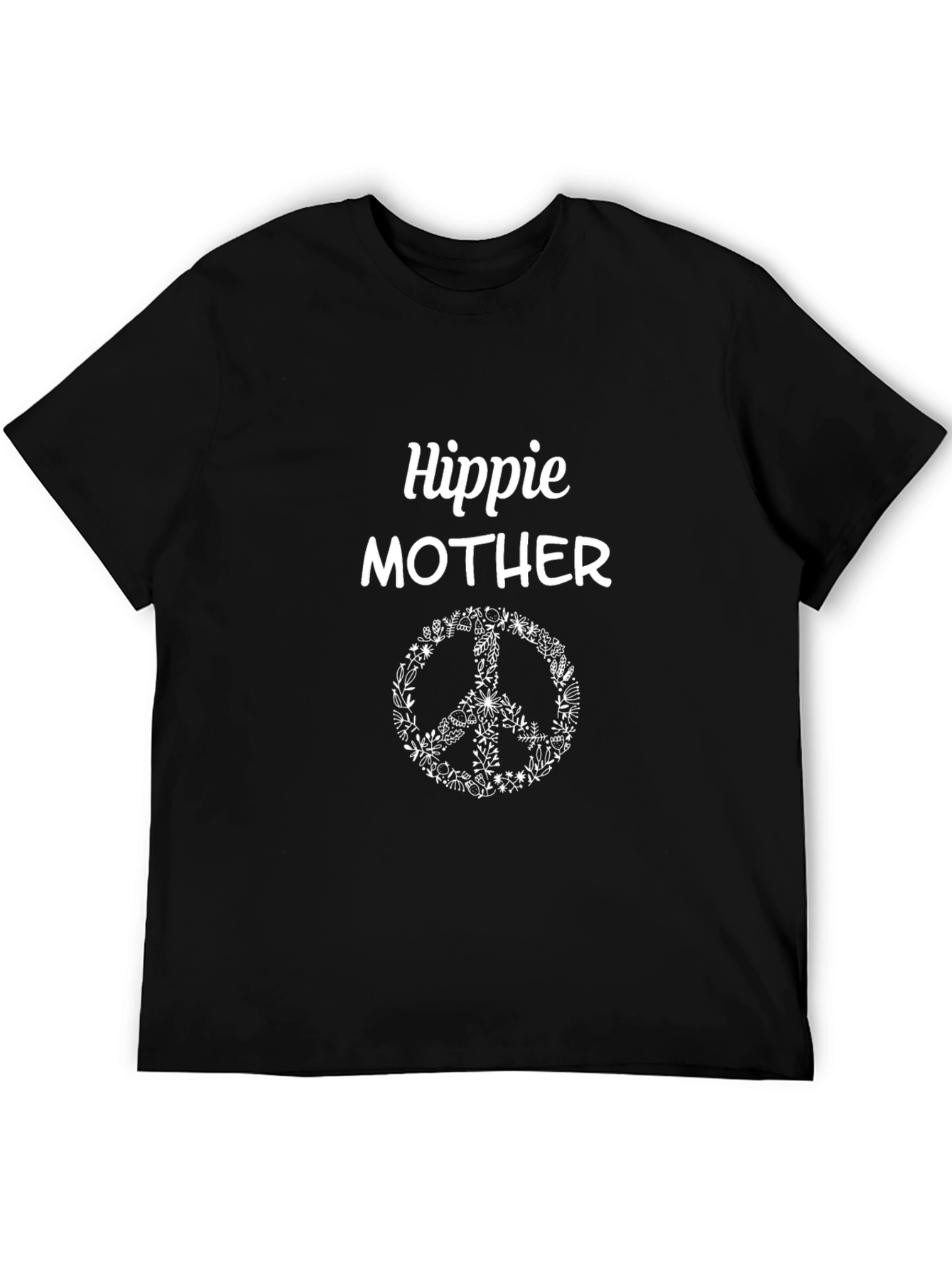Hippie Mother Graphic T-Shirt - Peace Sign