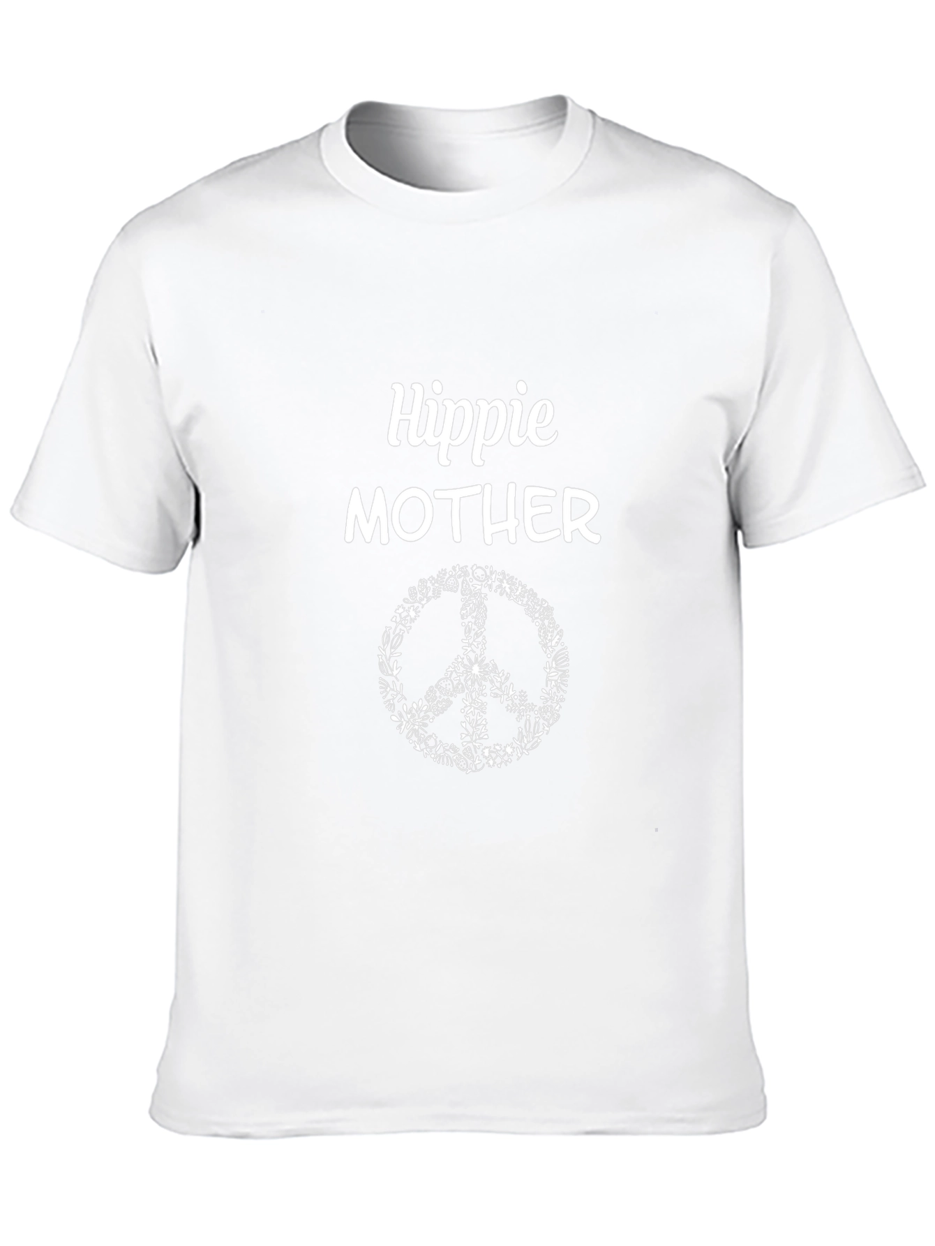 Hippie Mother Graphic T-Shirt - Peace Sign