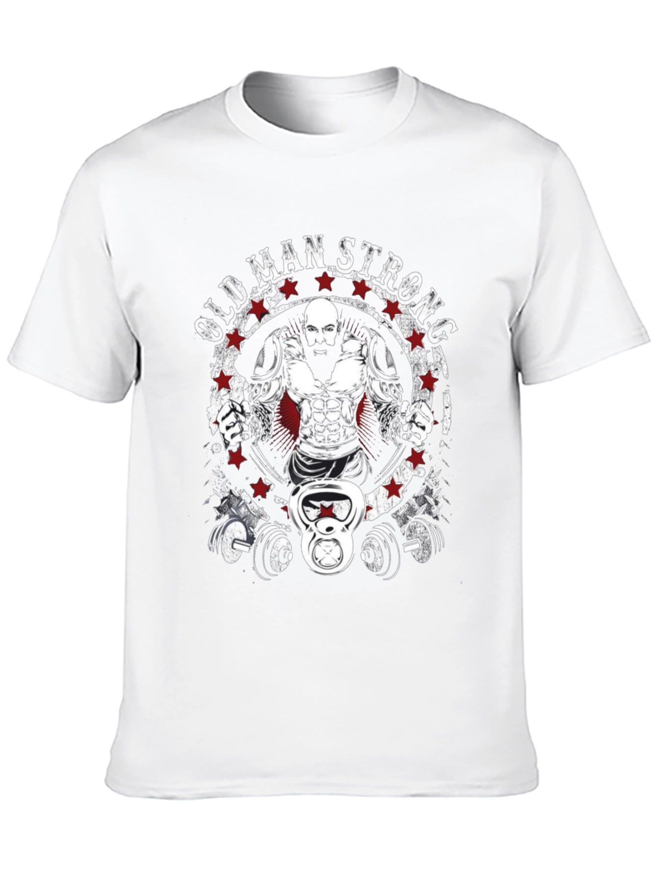 Old Man Strong Graphic T-Shirt