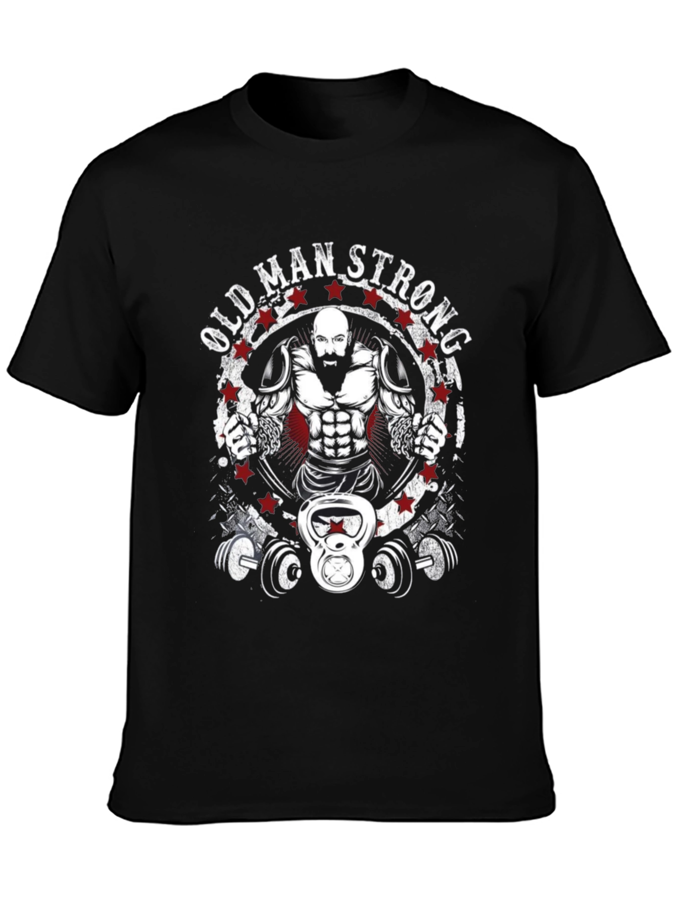 Old Man Strong Graphic T-Shirt
