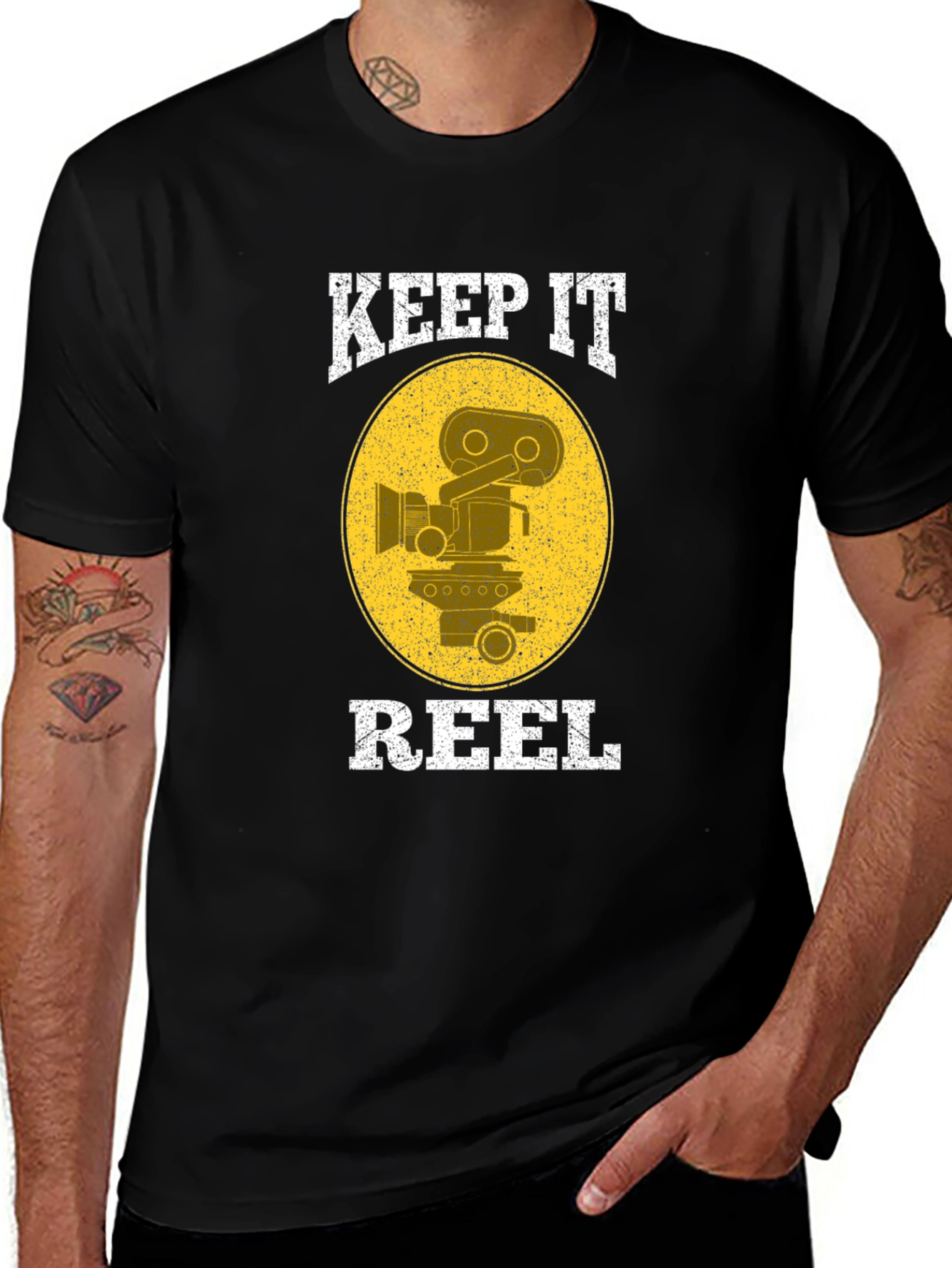 Keep It Reel Black T-Shirt