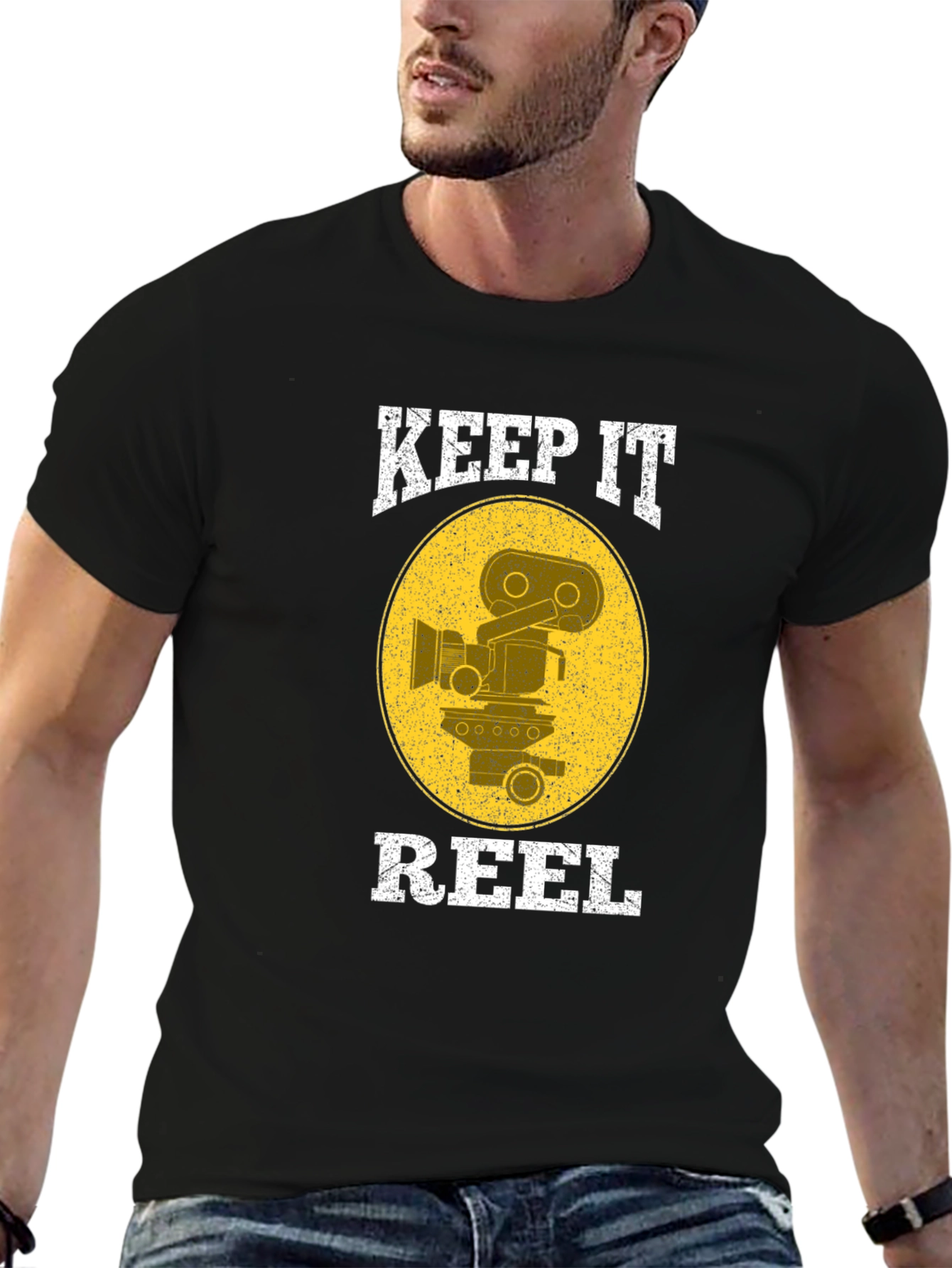 Keep It Reel Black T-Shirt