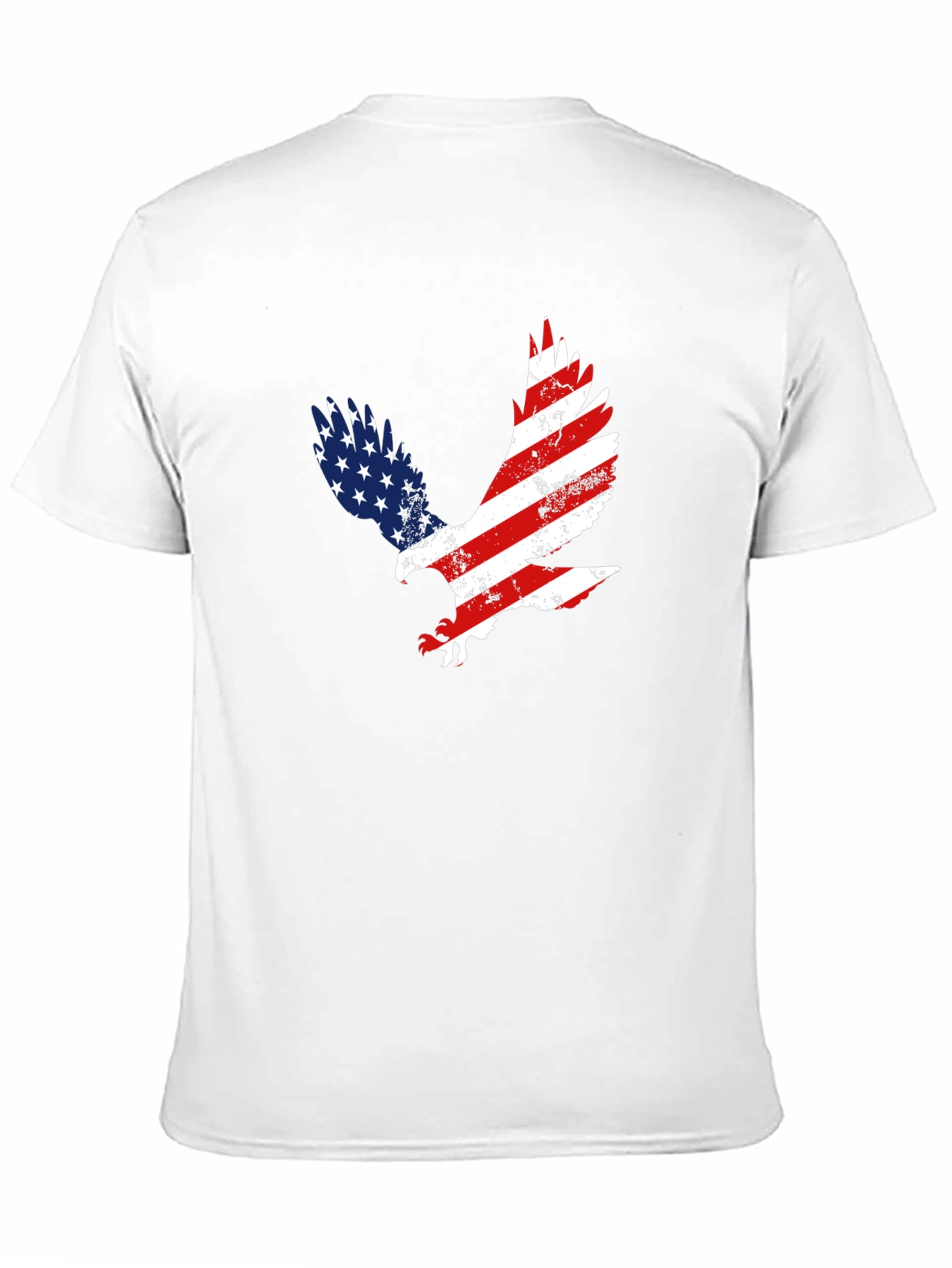 American Flag Eagle Graphic T-Shirt