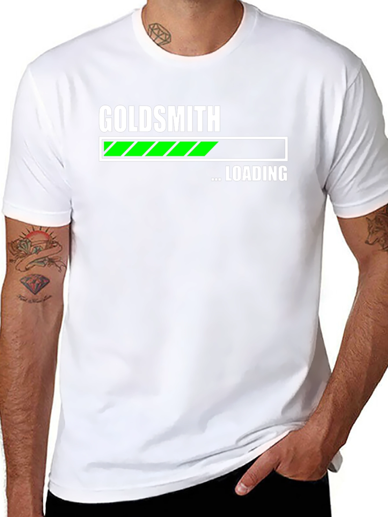 Goldsmith Loading Graphic T-Shirt - Black