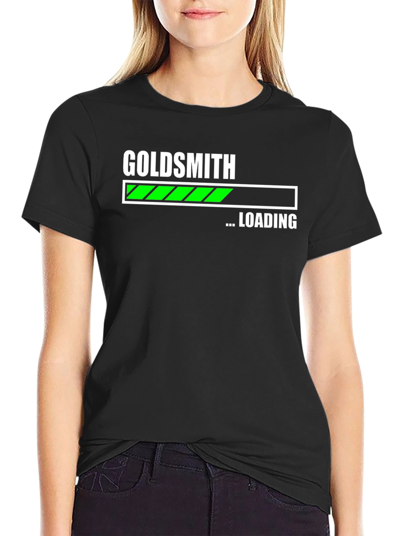 Goldsmith Loading Graphic T-Shirt - Black