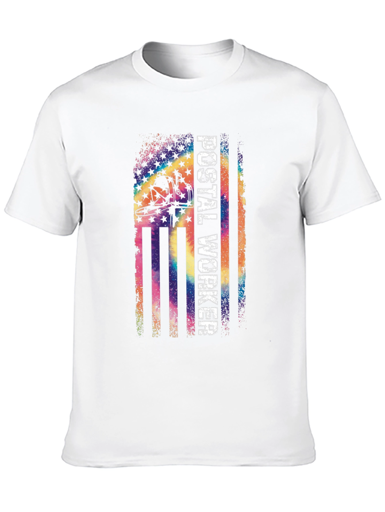 Postal Worker Pride T-Shirt - US Flag Design