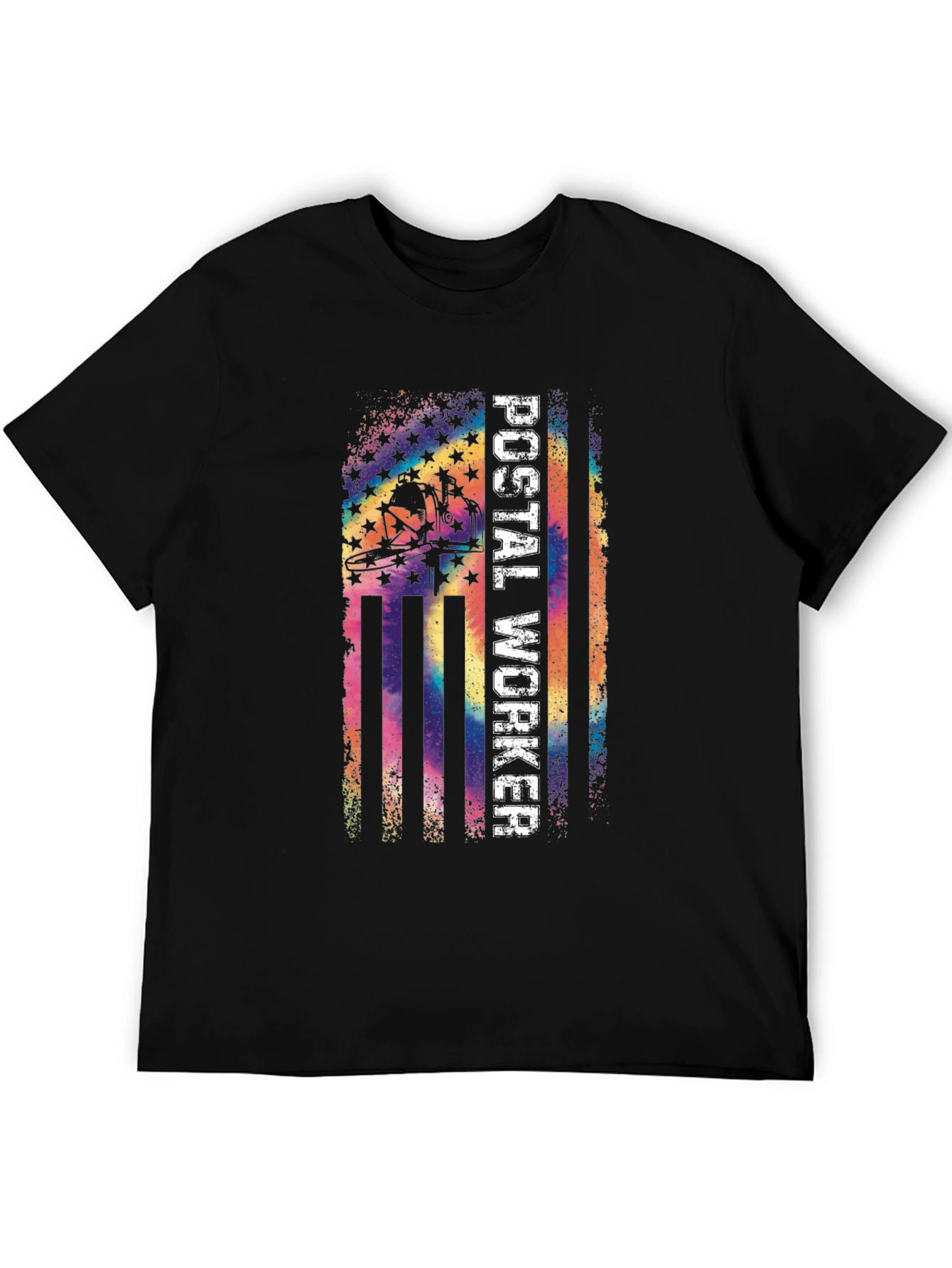 Postal Worker Pride T-Shirt - US Flag Design