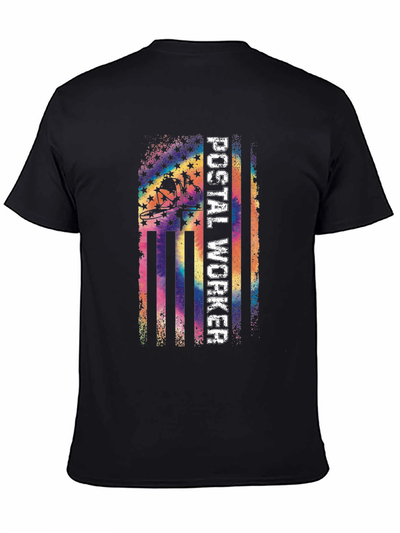 Postal Worker Pride T-Shirt - US Flag Design