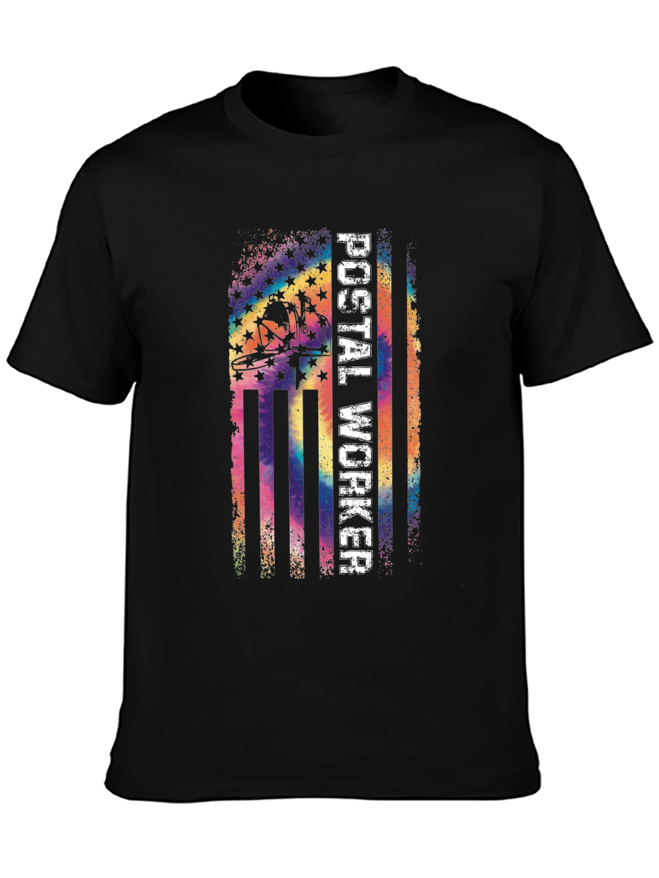 Postal Worker Pride T-Shirt - US Flag Design