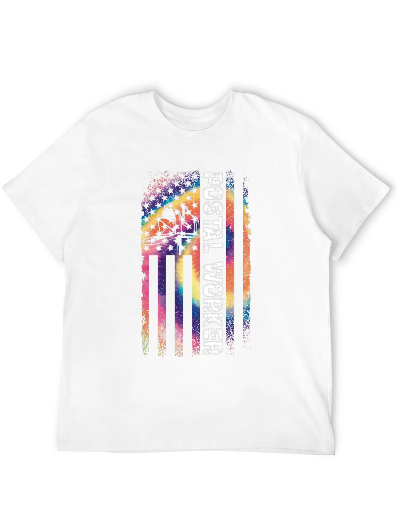 Postal Worker Pride T-Shirt - US Flag Design