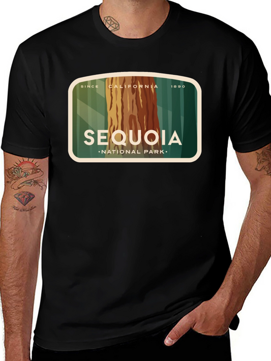 Sequoia National Park Graphic T-Shirt - Black