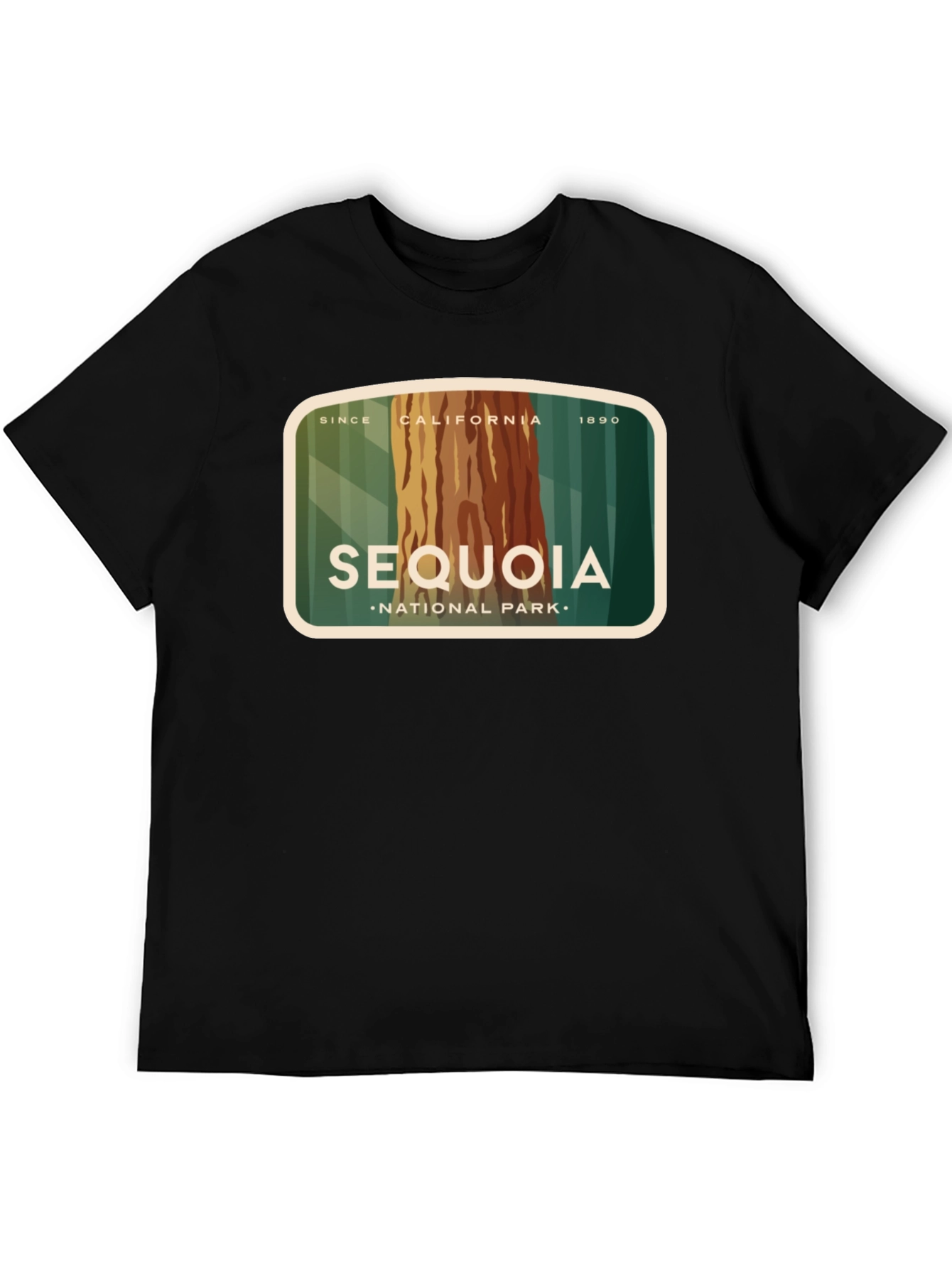 Sequoia National Park Graphic T-Shirt - Black