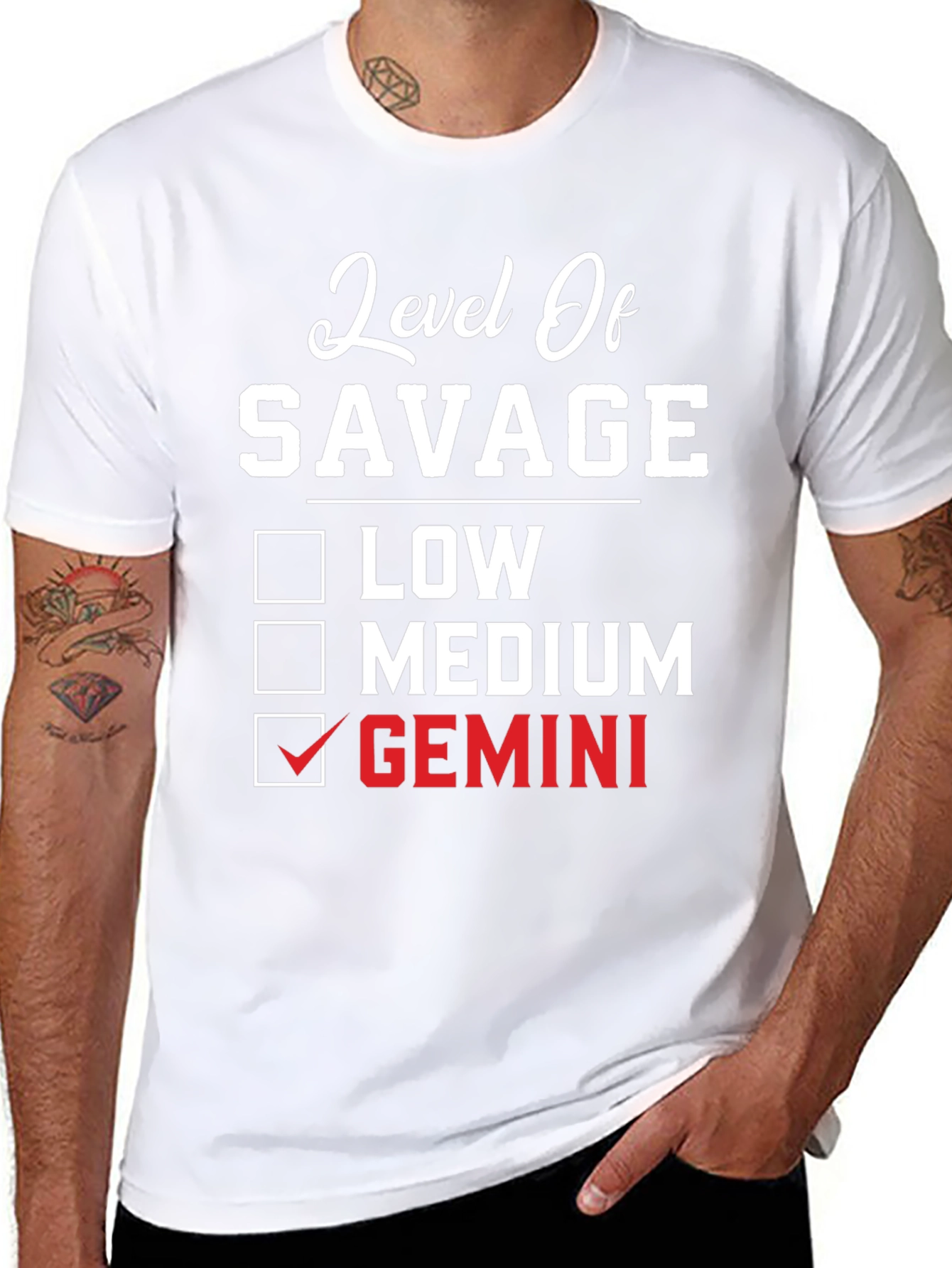 Level of Savage Gemini T-Shirt