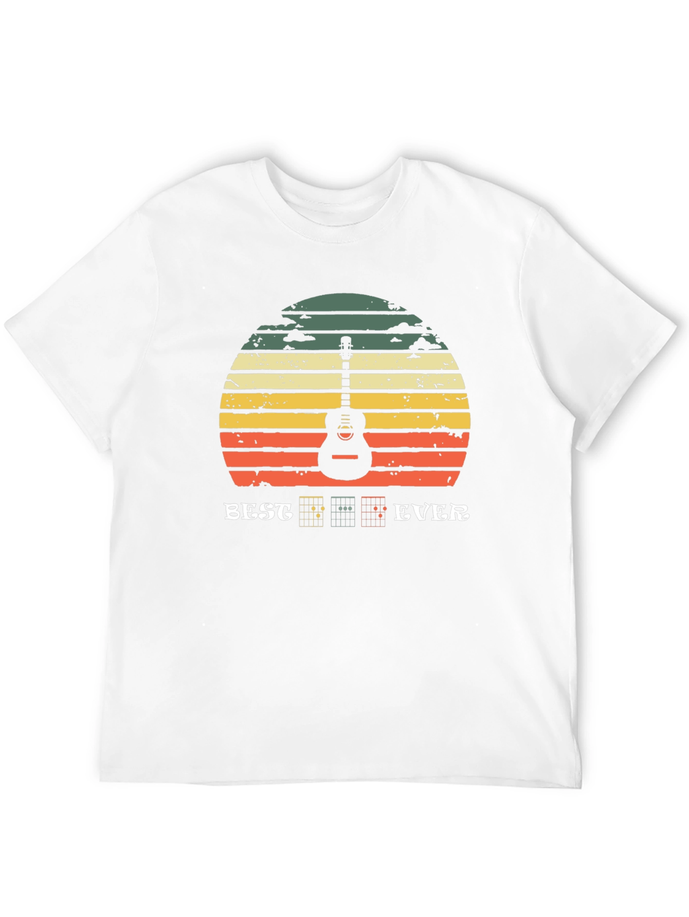 Best Guitar Ever Retro Graphic T-Shirt