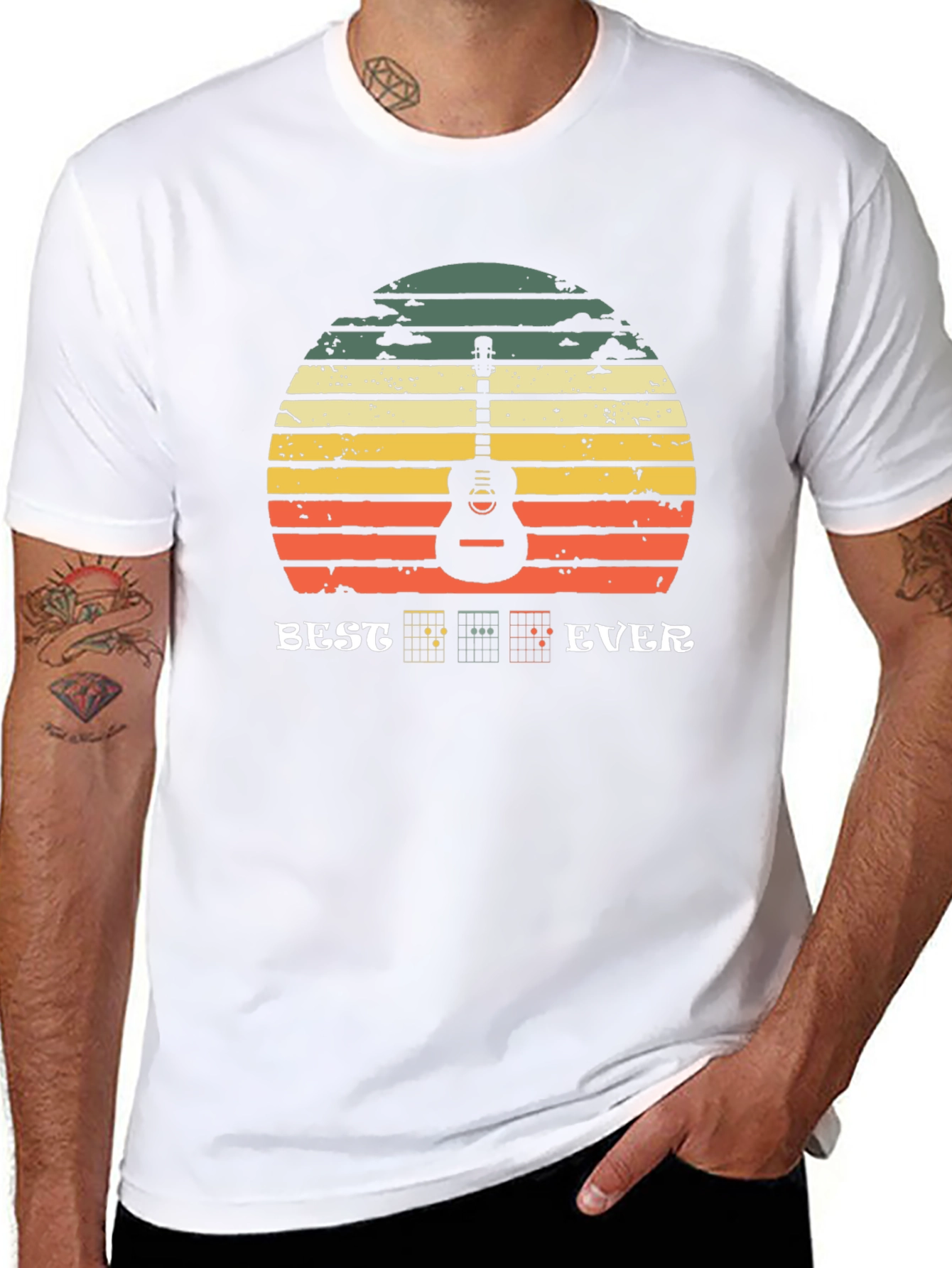 Best Guitar Ever Retro Graphic T-Shirt