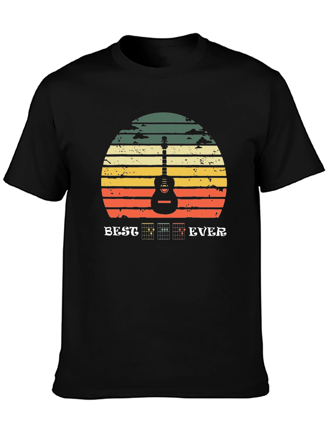 Best Guitar Ever Retro Graphic T-Shirt