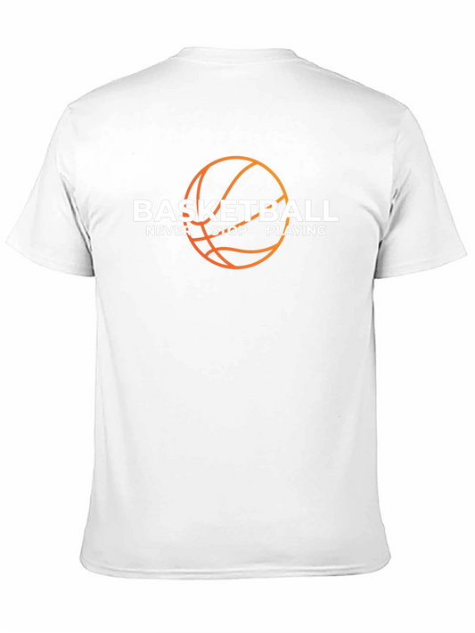 Basketball Never Stop Playing Graphic Tee