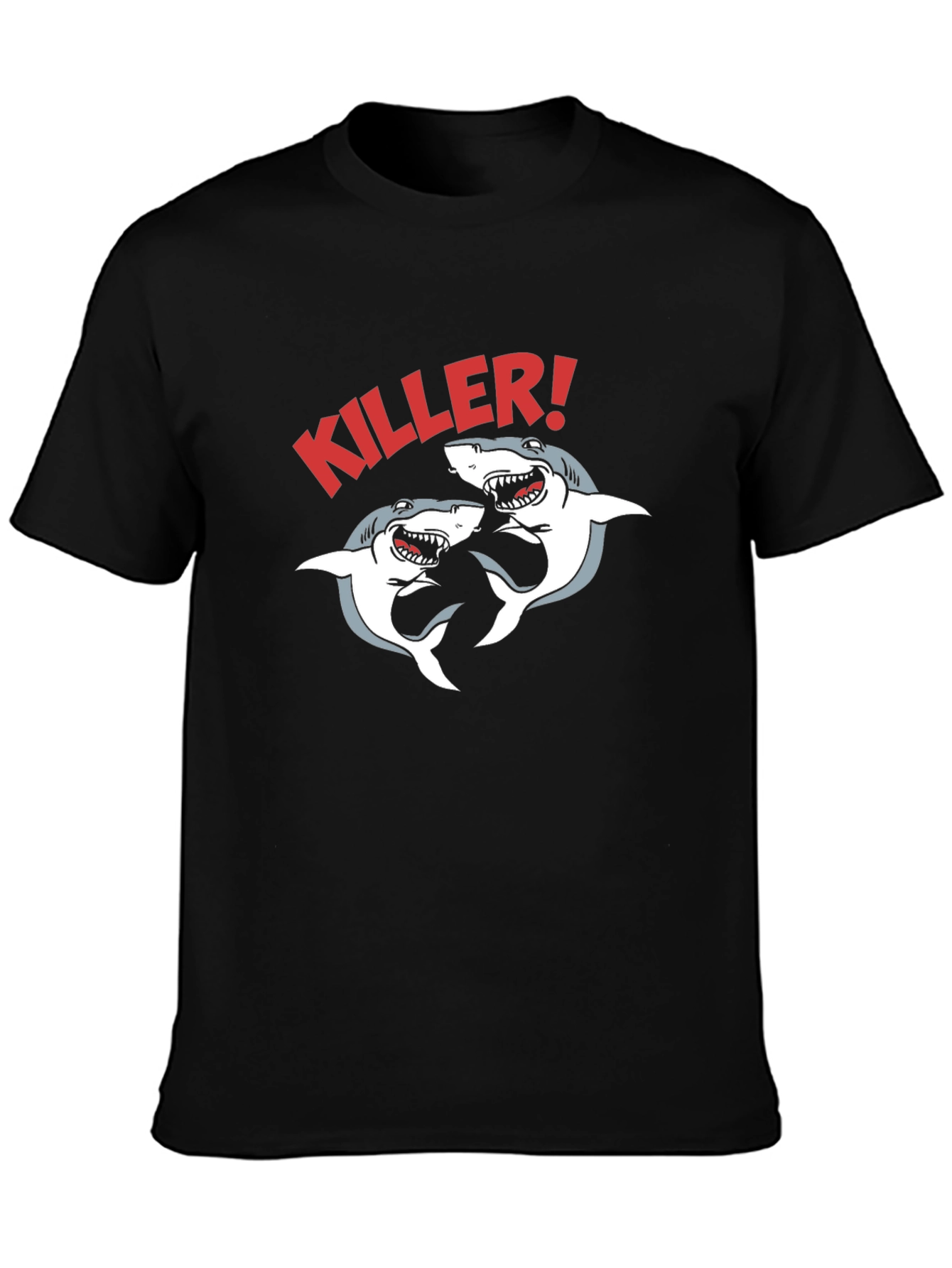 Killer Sharks Graphic T-Shirt