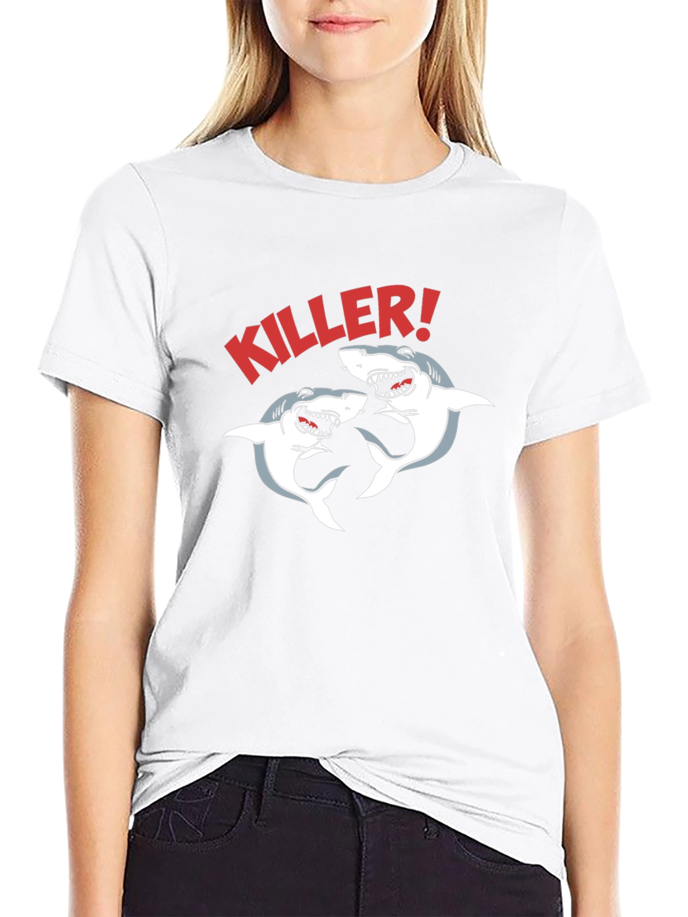 Killer Sharks Graphic T-Shirt