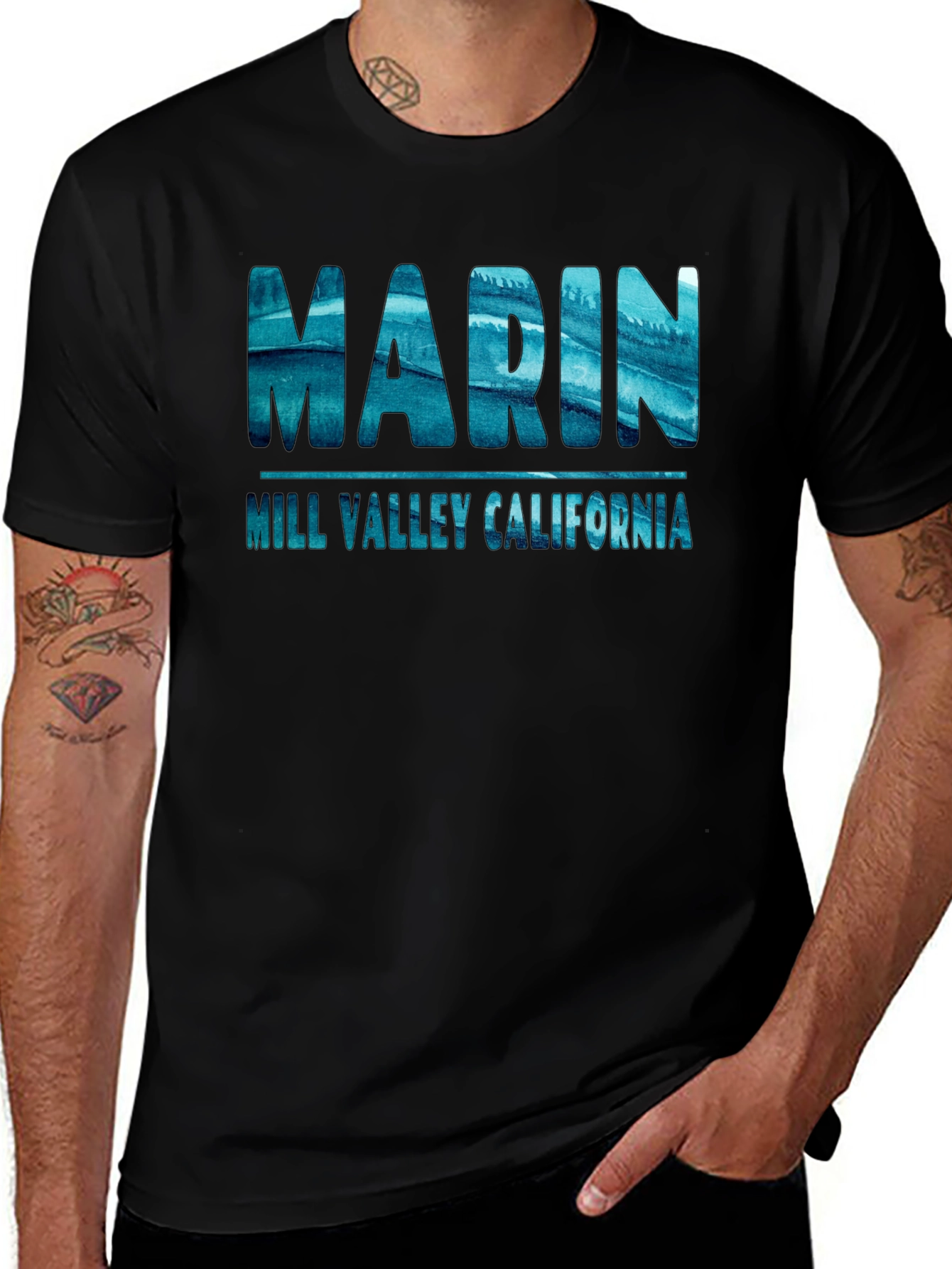 Marin California Mill Valley T-Shirt