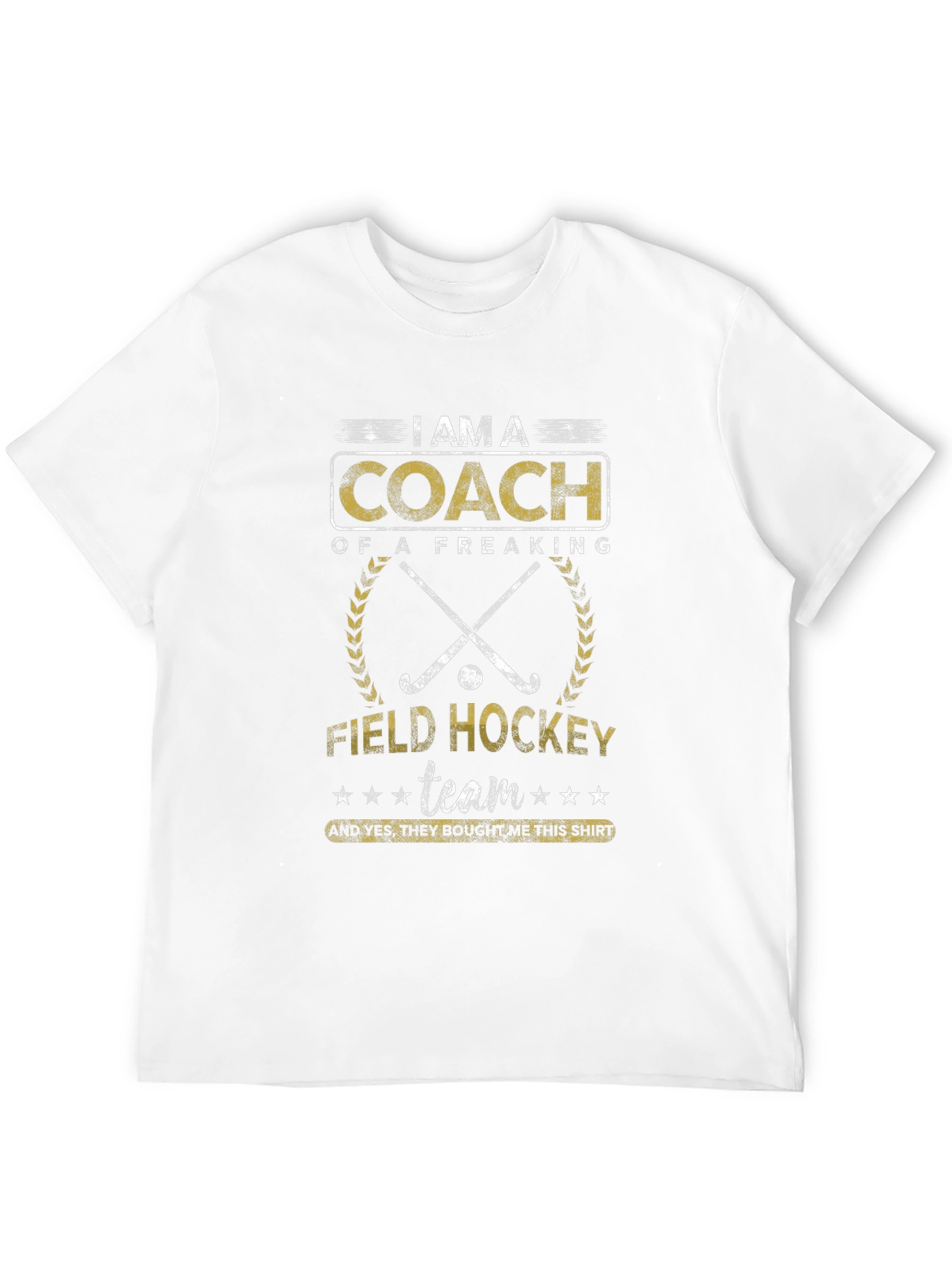 Field Hockey Coach Graphic T-Shirt - Team Gift