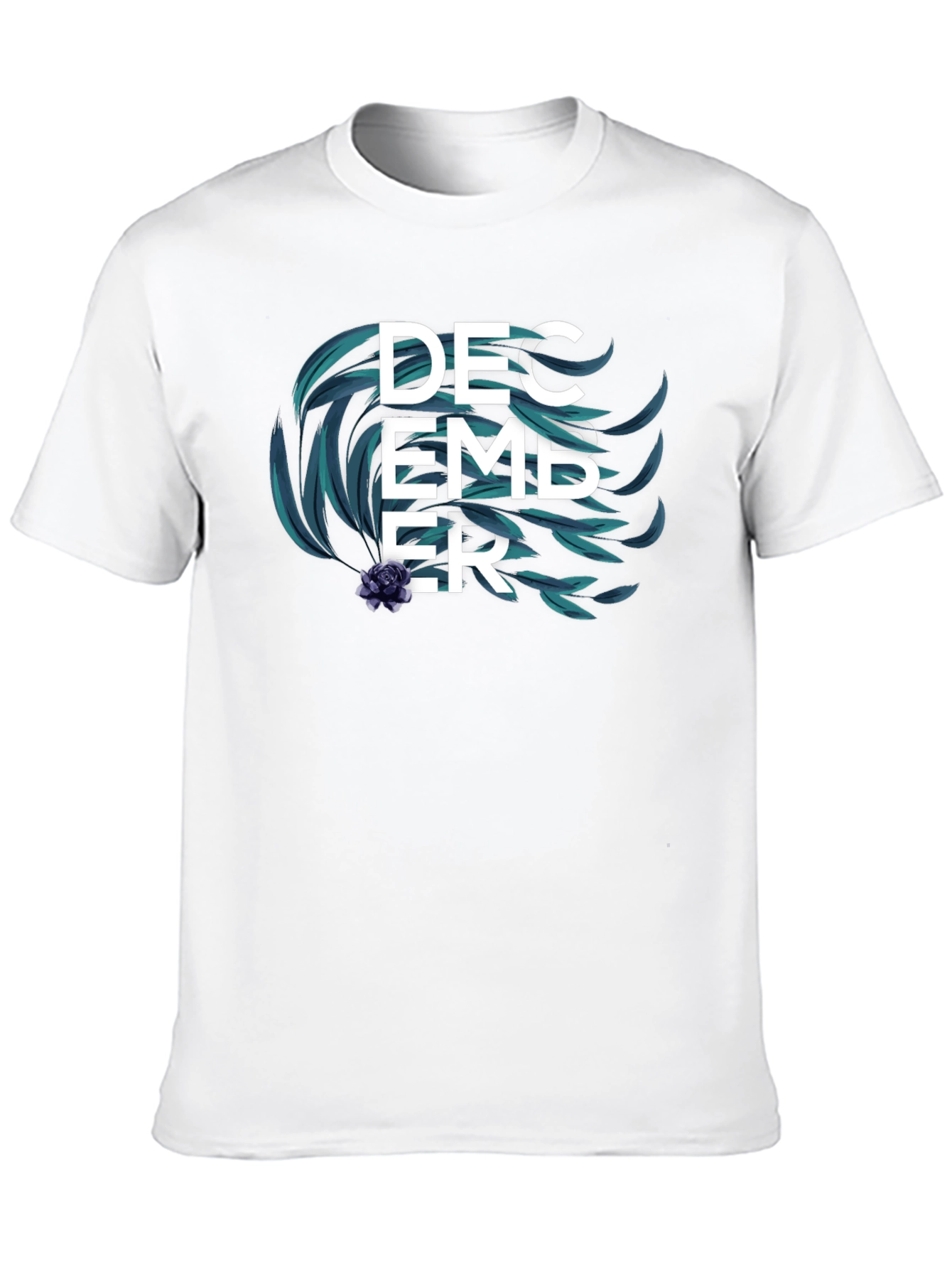 December Floral Mens T-Shirt